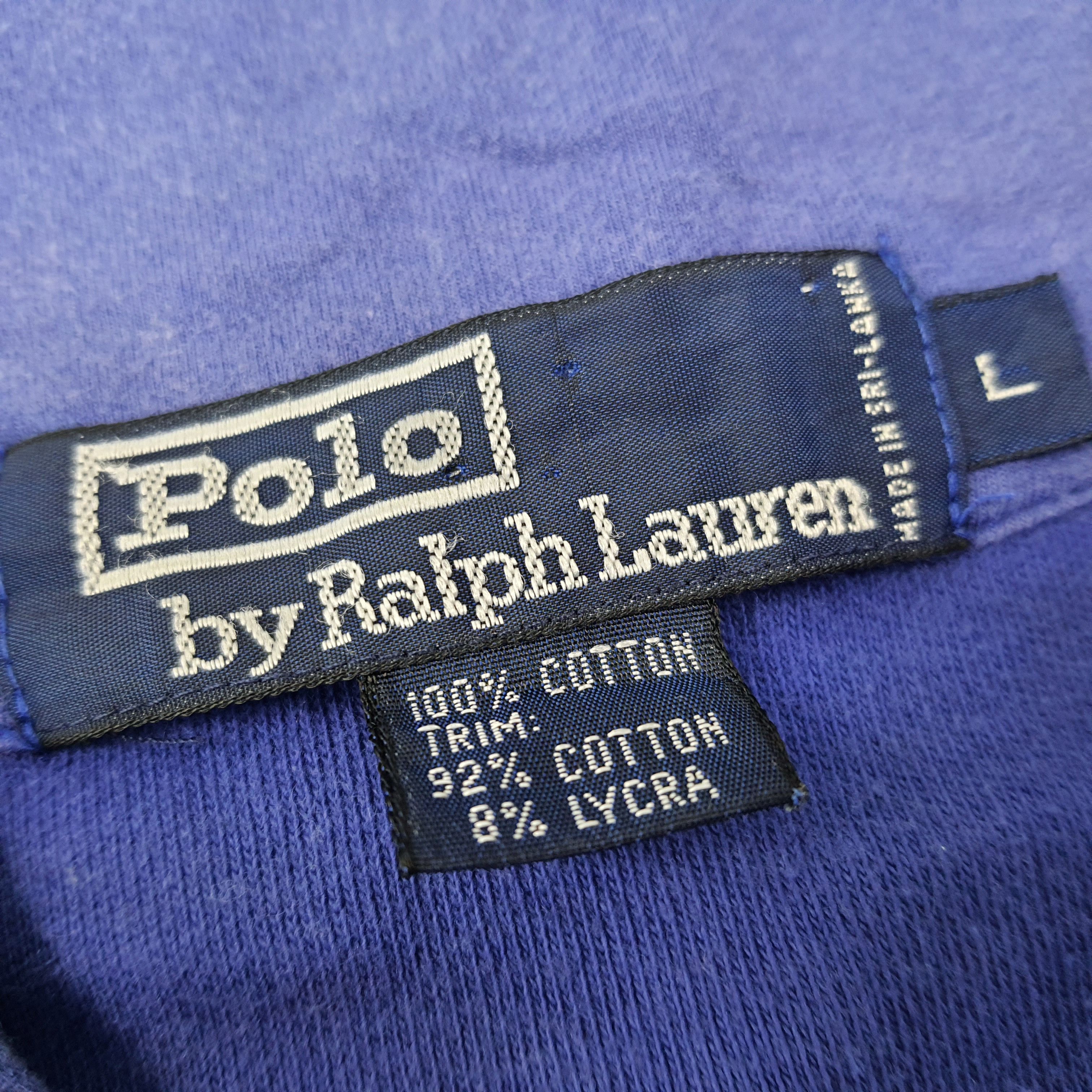 Polo Ralph Lauren Vintage POLO Ralph Lauren Racing Half Zipper C250N21 Size US L / EU 52-54 / 3 - 6 Thumbnail