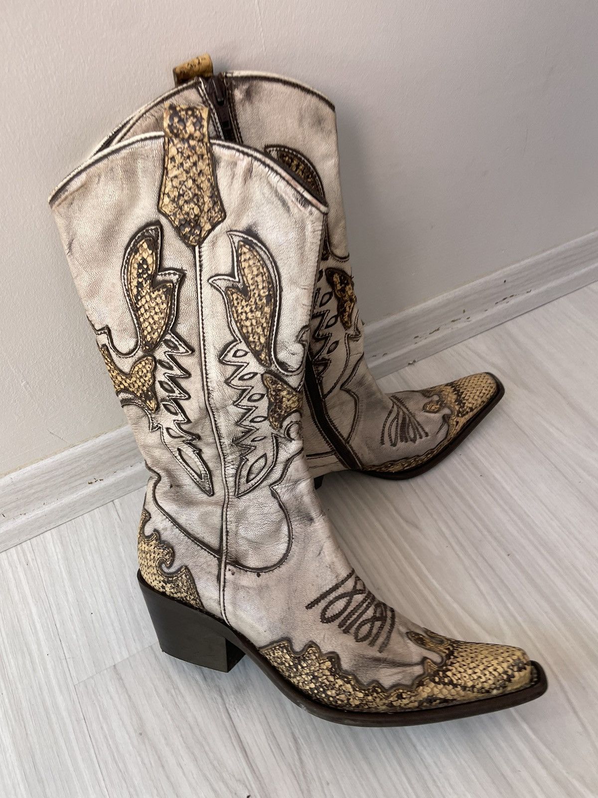 Vintage Vintage cowboy boots Size US 6.5 / IT 36.5 - 14 Thumbnail