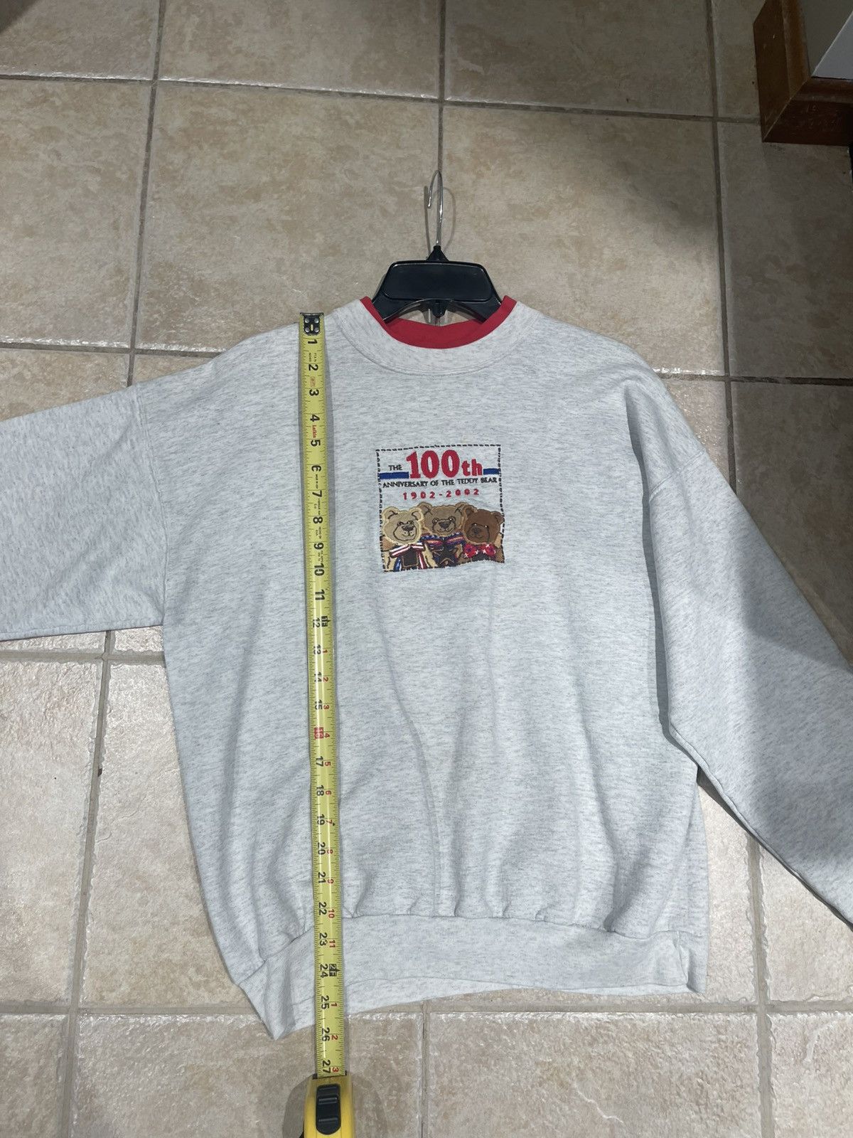 Other Vintage Y2K Womens 100th Anniversary Teddy Bear Sweater Size L / US 10 / IT 46 - 4 Thumbnail
