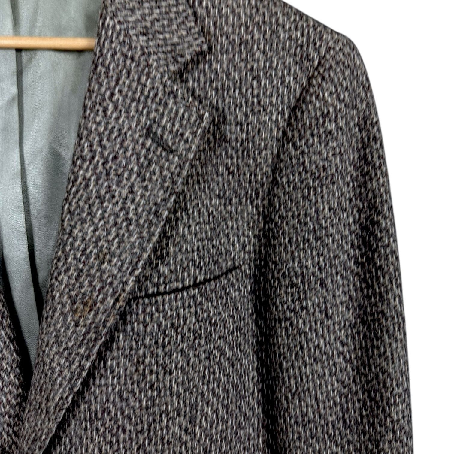 Cerruti 1881 Vintage Nino Cerruti Rue Royale Gray Tweed Blazer USA 42R Size 42R - 4 Thumbnail