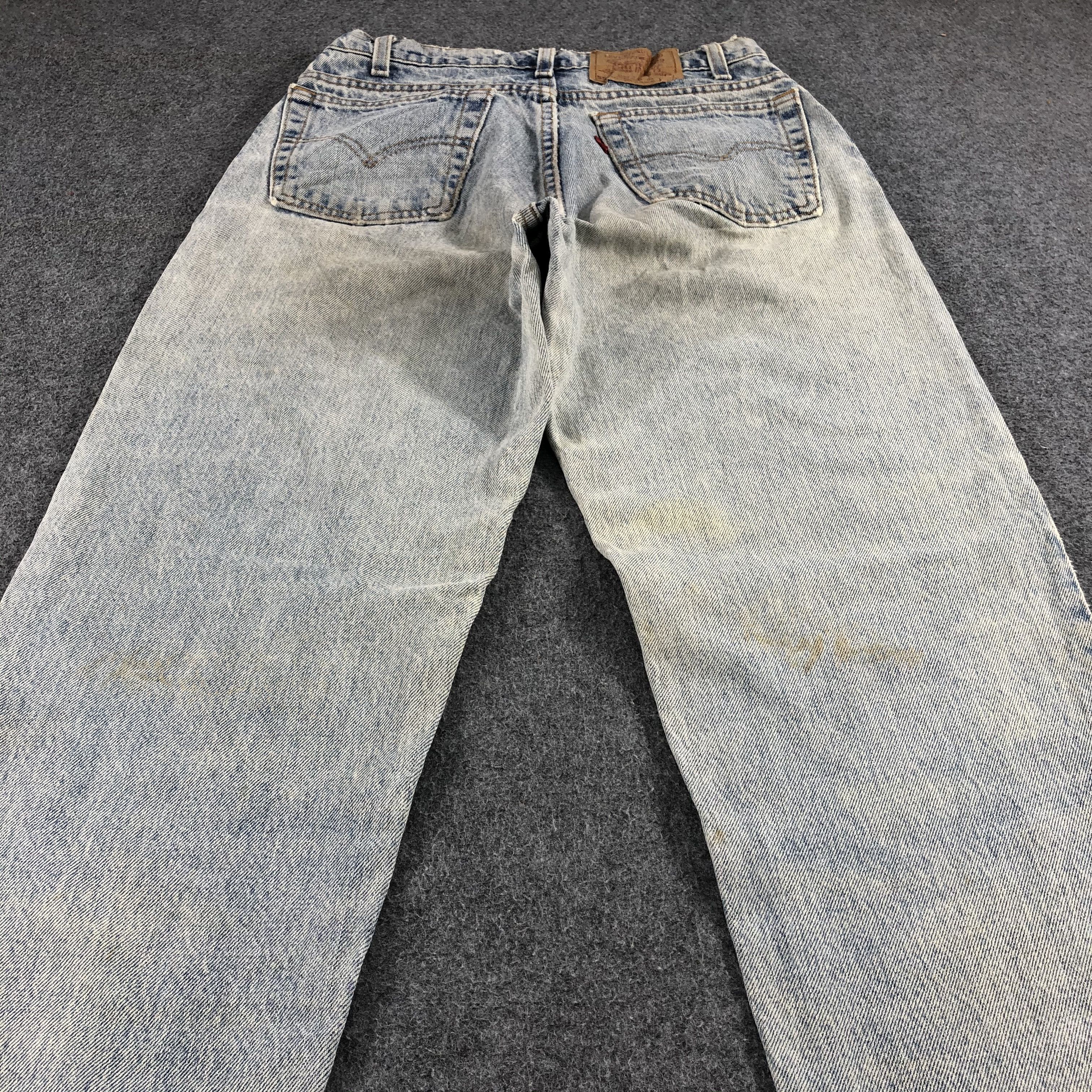 Levi's Vintage 90s Light Wash Levis 550 Jeans-J1248 Size US 29 - 4 Thumbnail