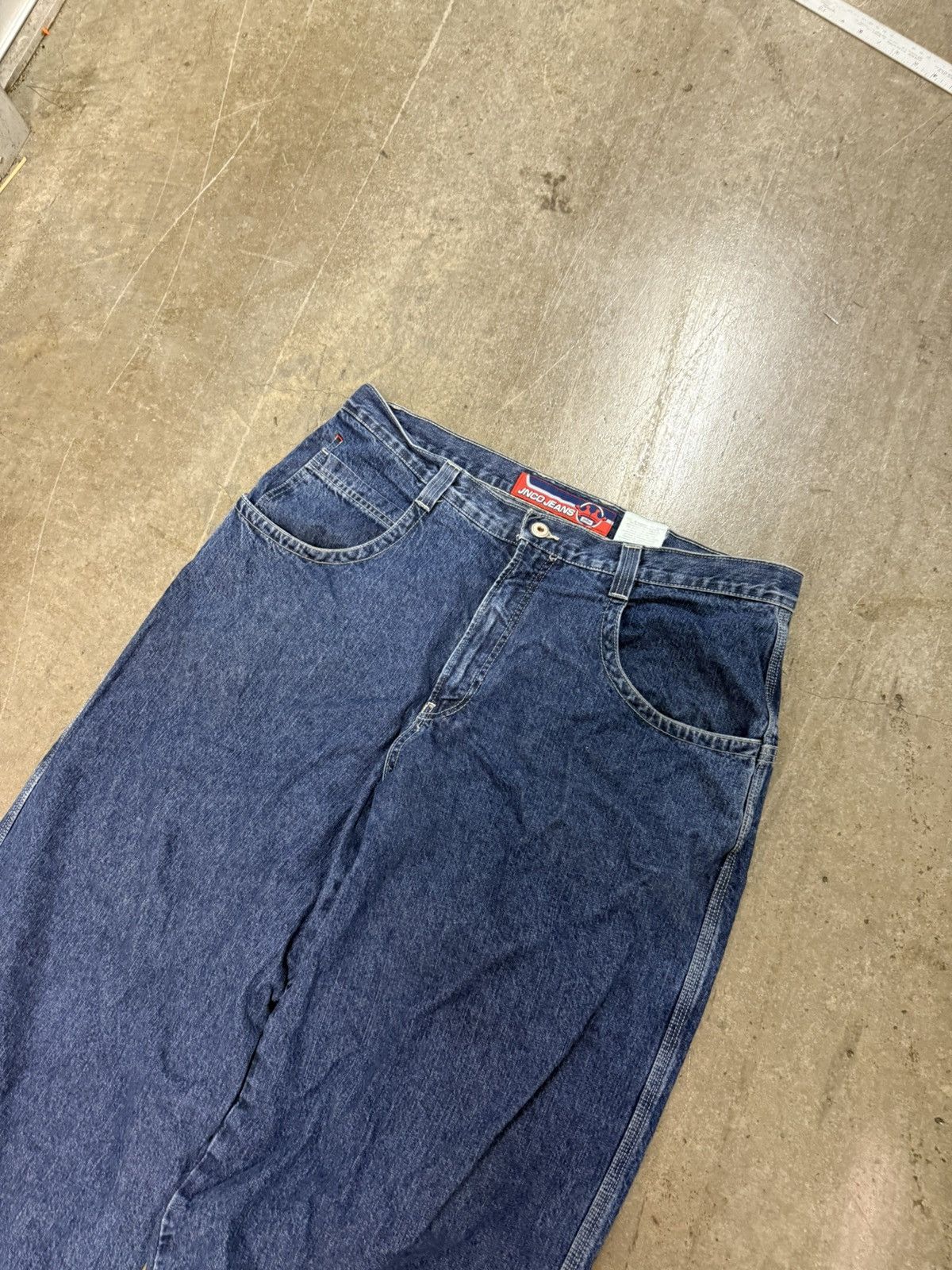 JNCO Vintage 2000s Jnco Flaming Spades Size US 38 / EU 54 - 5 Thumbnail