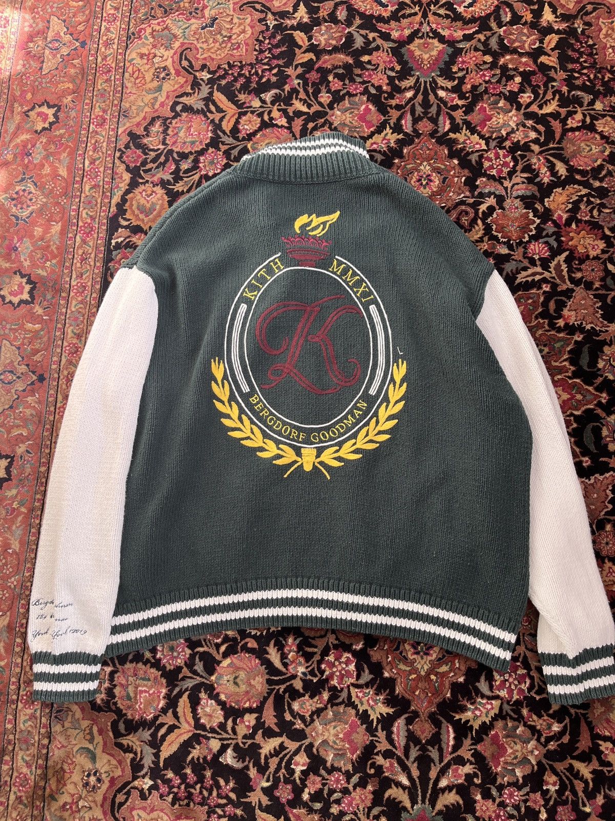 Bergdorf Goodman × Kith Kith Bergdorf Goodman Wool Coaches Jacket Size US XL / EU 56 / 4 - 3 Thumbnail