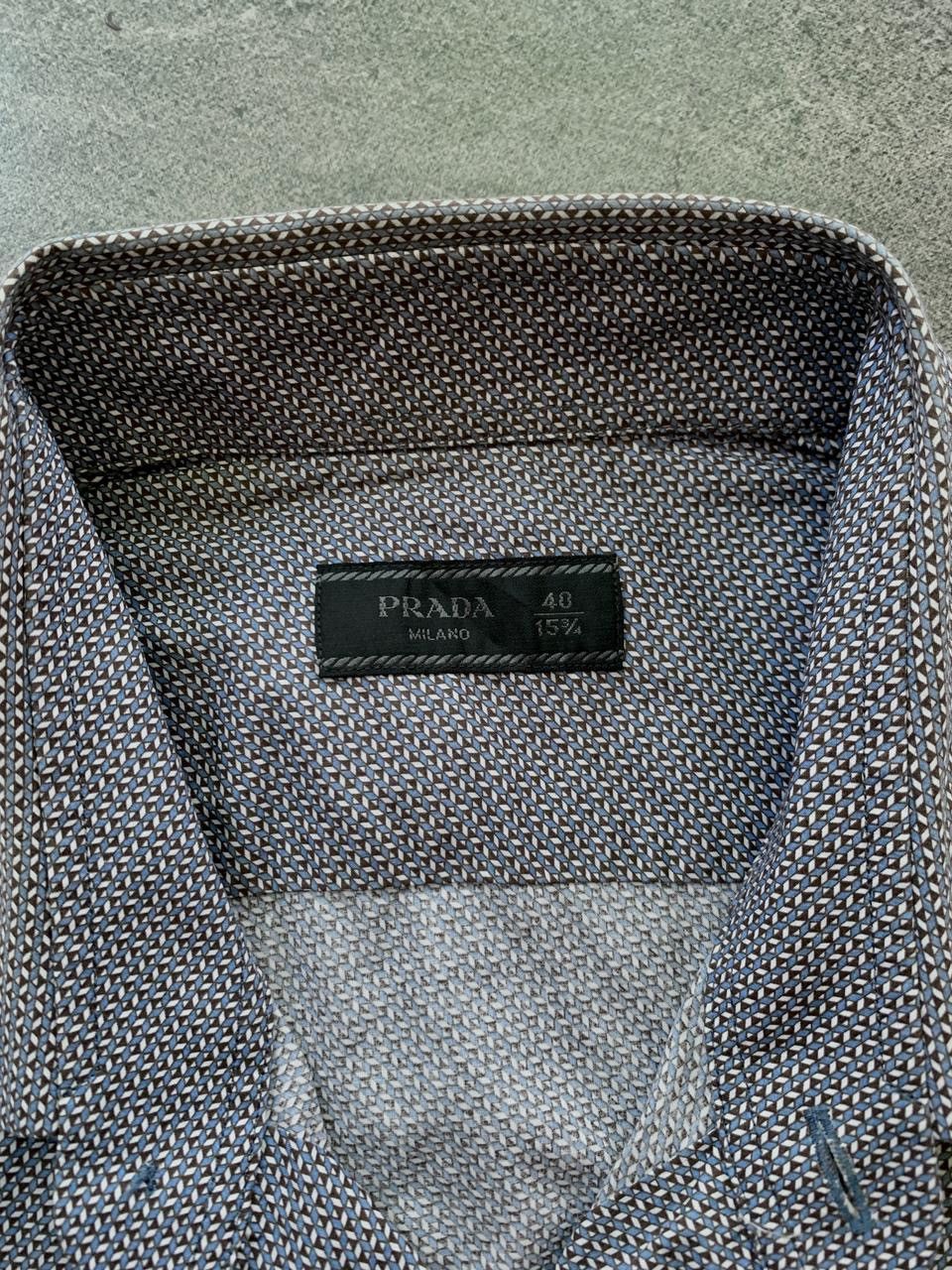 Prada FREE TAX! Printed Graphic Ls Shirts Size US M / EU 48-50 / 2 - 6 Thumbnail