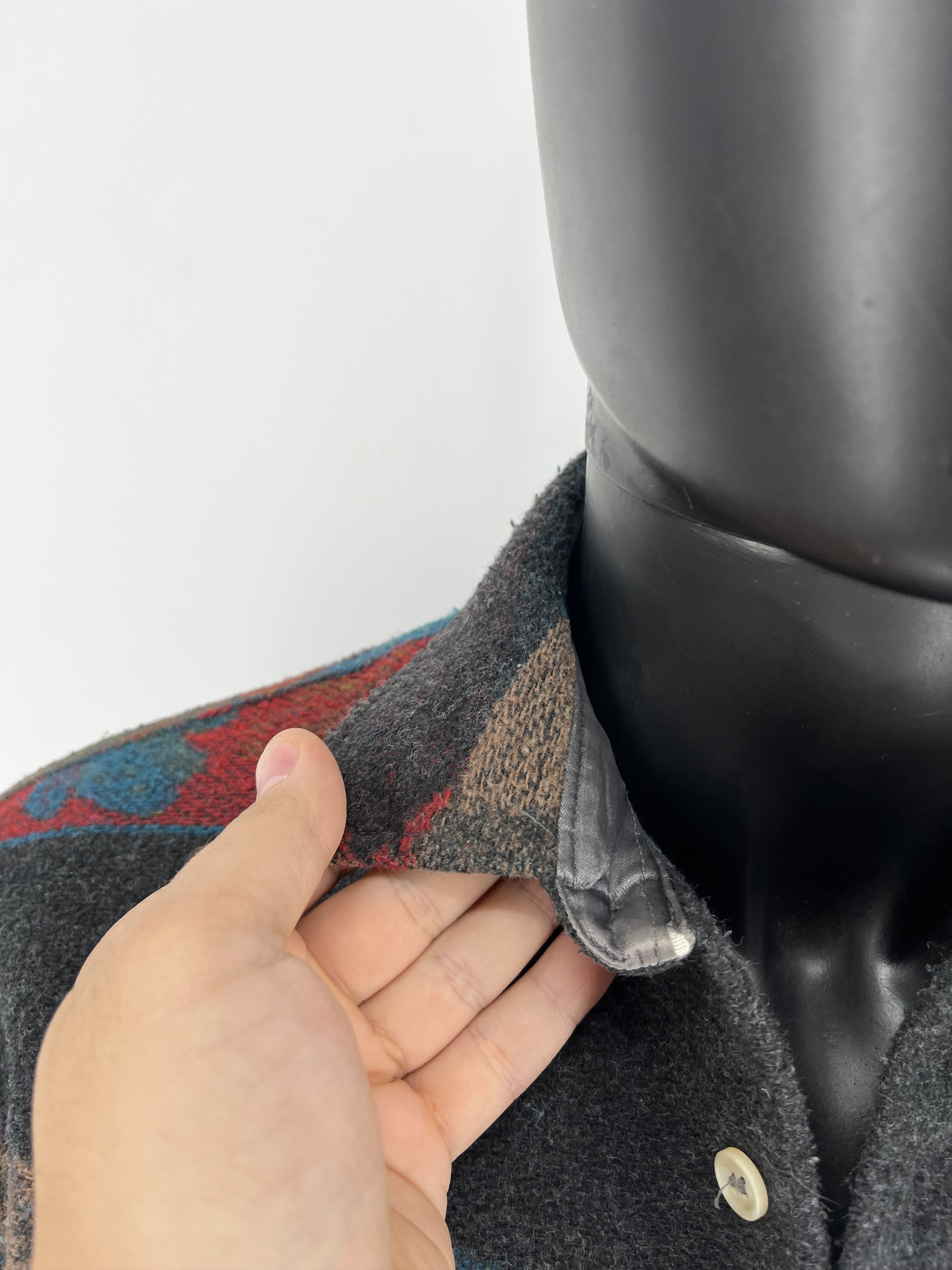 Sisley Vintage Sisley High Grade Western Wear Wool Blanket Jacket Size US M / EU 48-50 / 2 - 10 Thumbnail