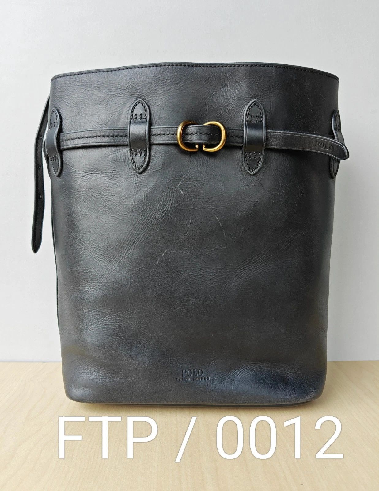 Polo Ralph Lauren Polo Ralph Lauren Bellport Leather Large Bucket Bag FTP 0012 Size ONE SIZE - 7 Thumbnail