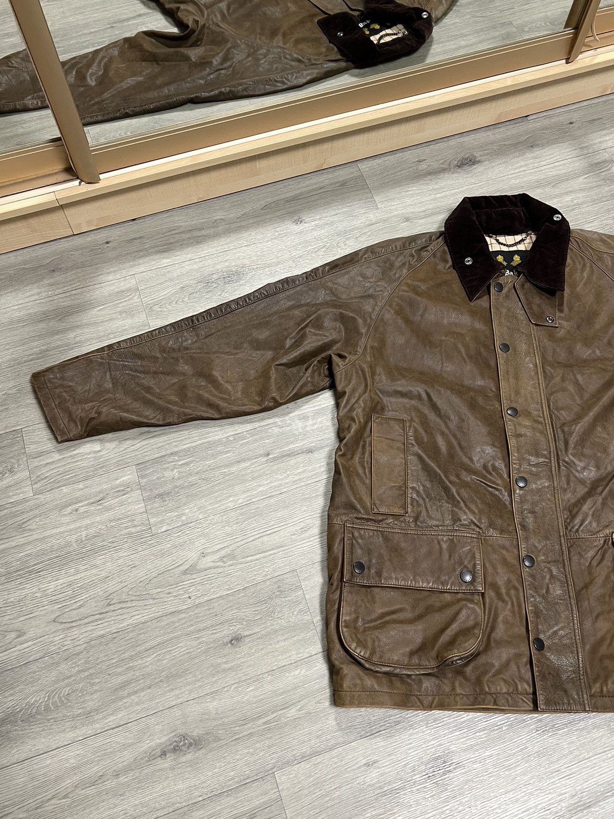 Barbour Barbour vintage leather jacket Size US XL / EU 56 / 4 - 2 Thumbnail