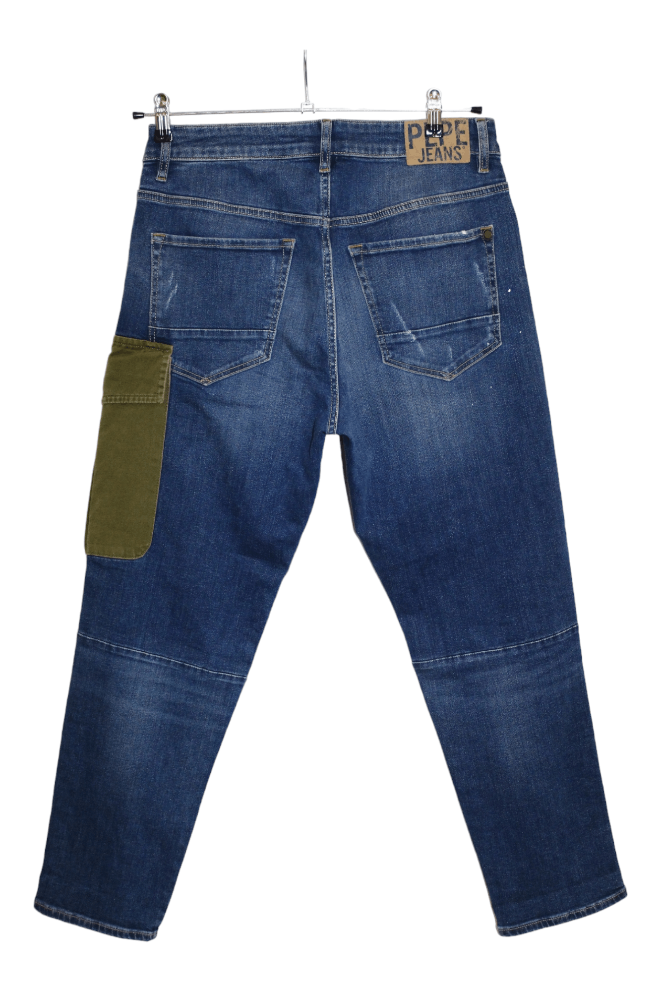 Japanese Brand Y2K🔥PEPE Archive Jarrod Utility Faded Denim Baggy Pants Size US 32 / EU 48 - 13 Thumbnail