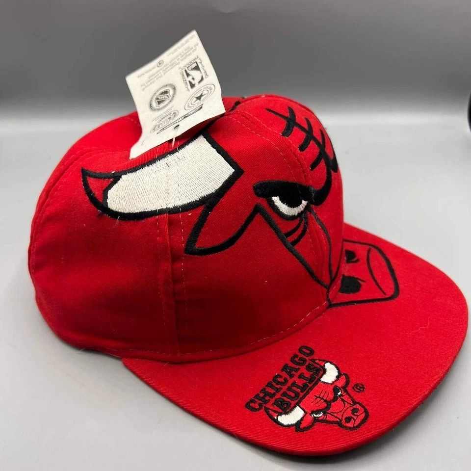 The Game × Vintage Chicago Bulls Hat Men Red The Game NBA Snap Back Cap New Size ONE SIZE - 4 Thumbnail