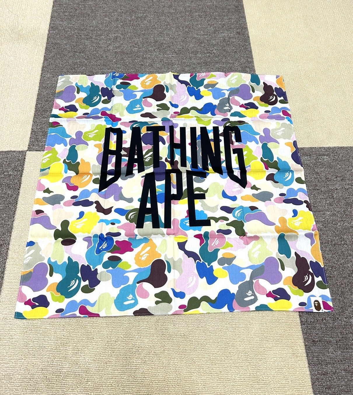 Bape NEW BAPE MULTI CAMO NYC LOGO BANDANA Size ONE SIZE - 1 Thumbnail