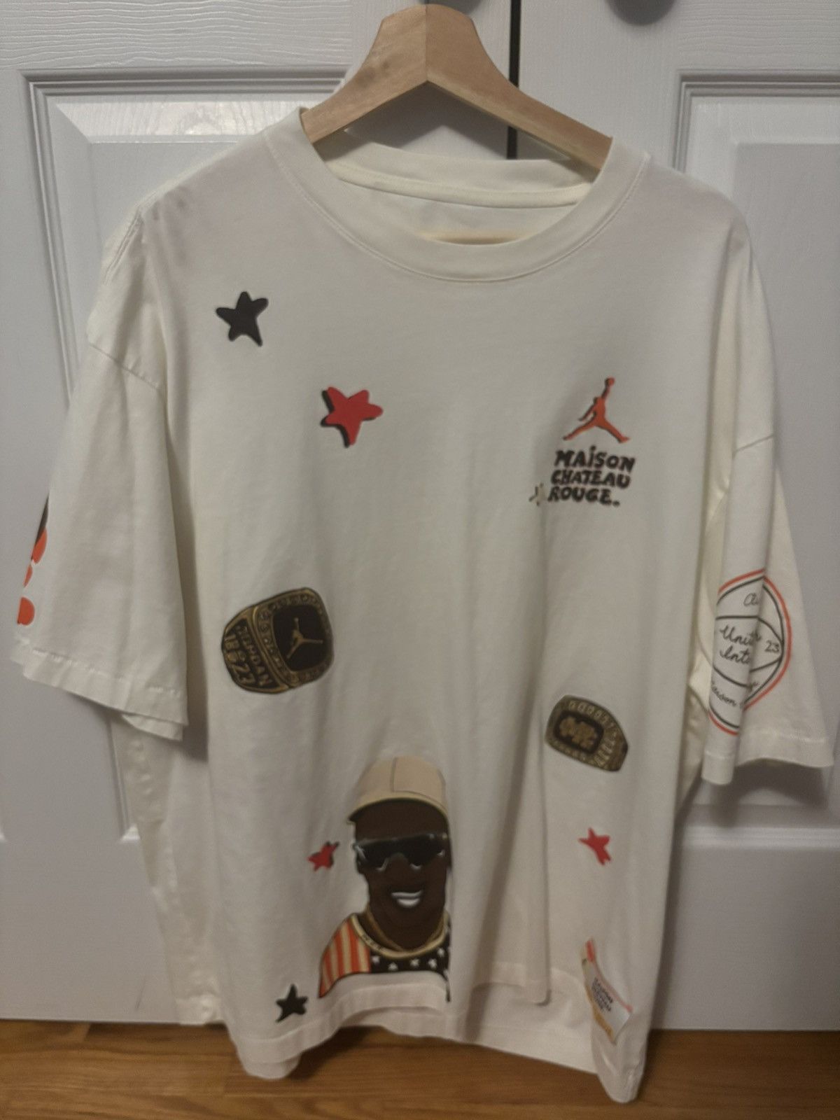 Jordan Brand Jordan x Maison Chateau Rougue T Shirt - XL Size US XL / EU 56 / 4 - 1 Thumbnail