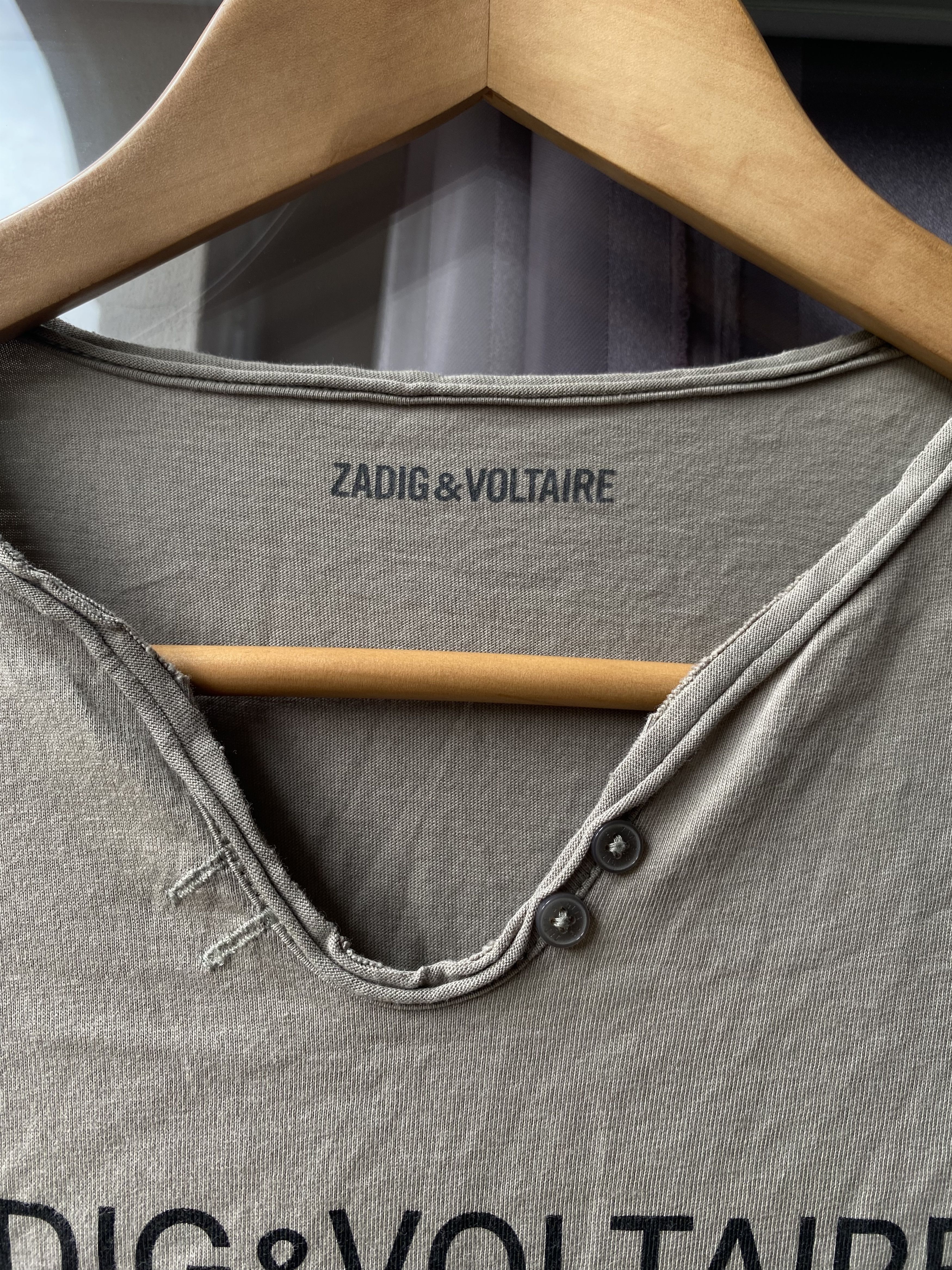 Zadig & Voltaire Zadig & Voltaire Skull Graphic T-Shirt Beige Art Is Truth Size US M / EU 48-50 / 2 - 3 Thumbnail
