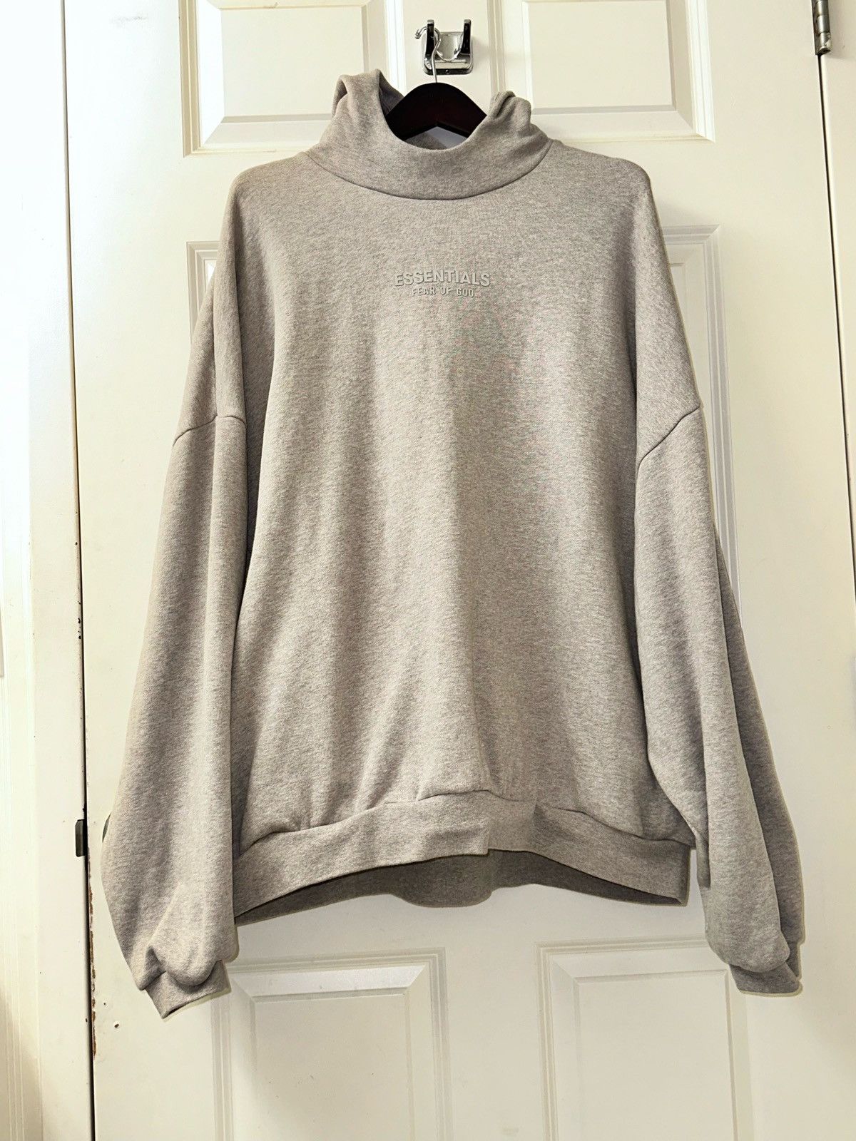 image of Essentials Hoodie Core Heather in Heaher Gray, Men's (Size 2XL)