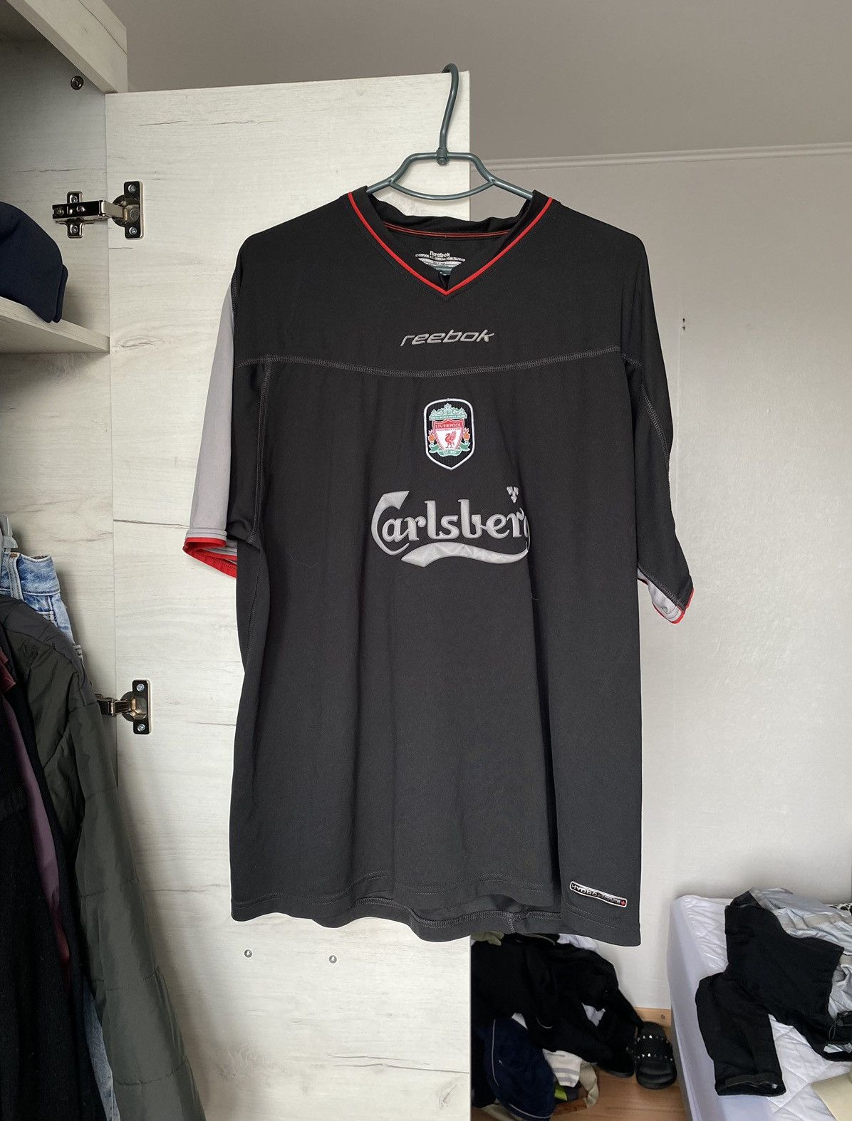 Reebok × Vintage Vintage Reebok Liverpool FC 2002/2003 away football jersey Size US XL / EU 56 / 4 - 1 Thumbnail