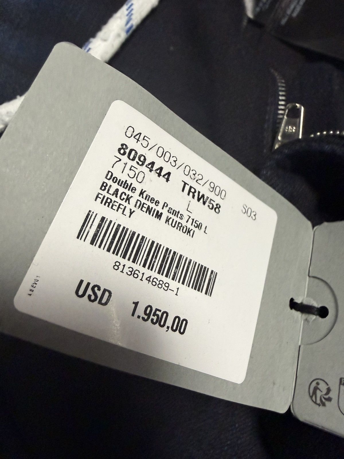 Balenciaga Balenciaga Double Knee Black and Blue Jeans Size US 36 / EU 52 - 6 Thumbnail