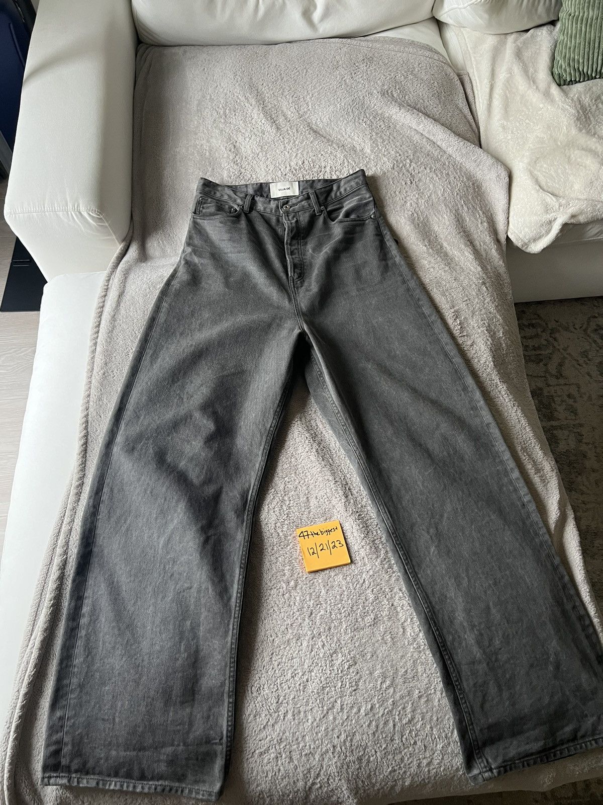 Vuja De Vuja De PL Denim Effect Trousers | Grailed