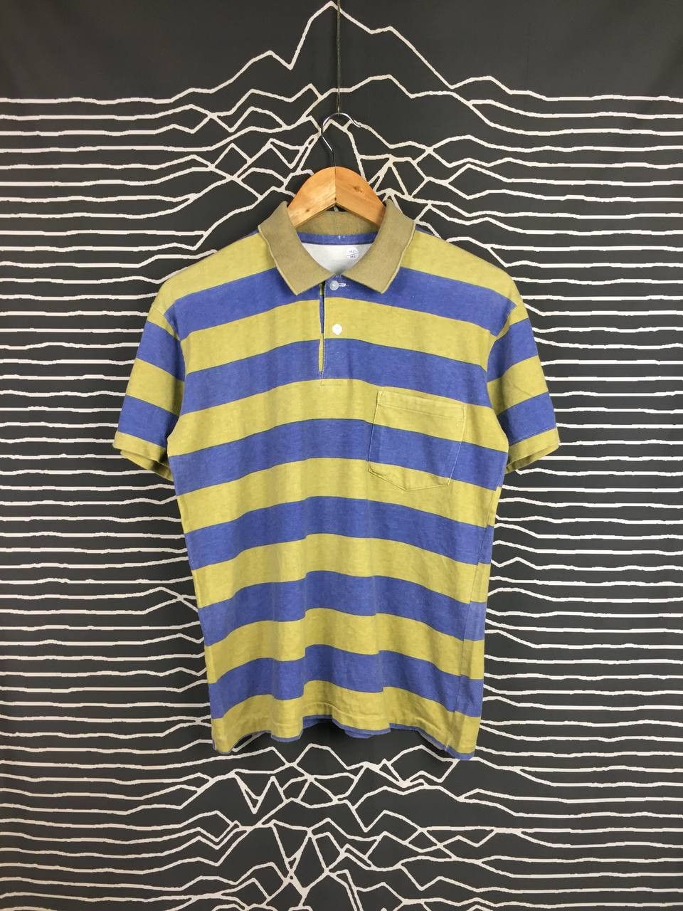 Vintage Vtg Stripe Classic Preppy Retro Single Stitch Polo Shirt Size US M / EU 48-50 / 2 - 2 Thumbnail