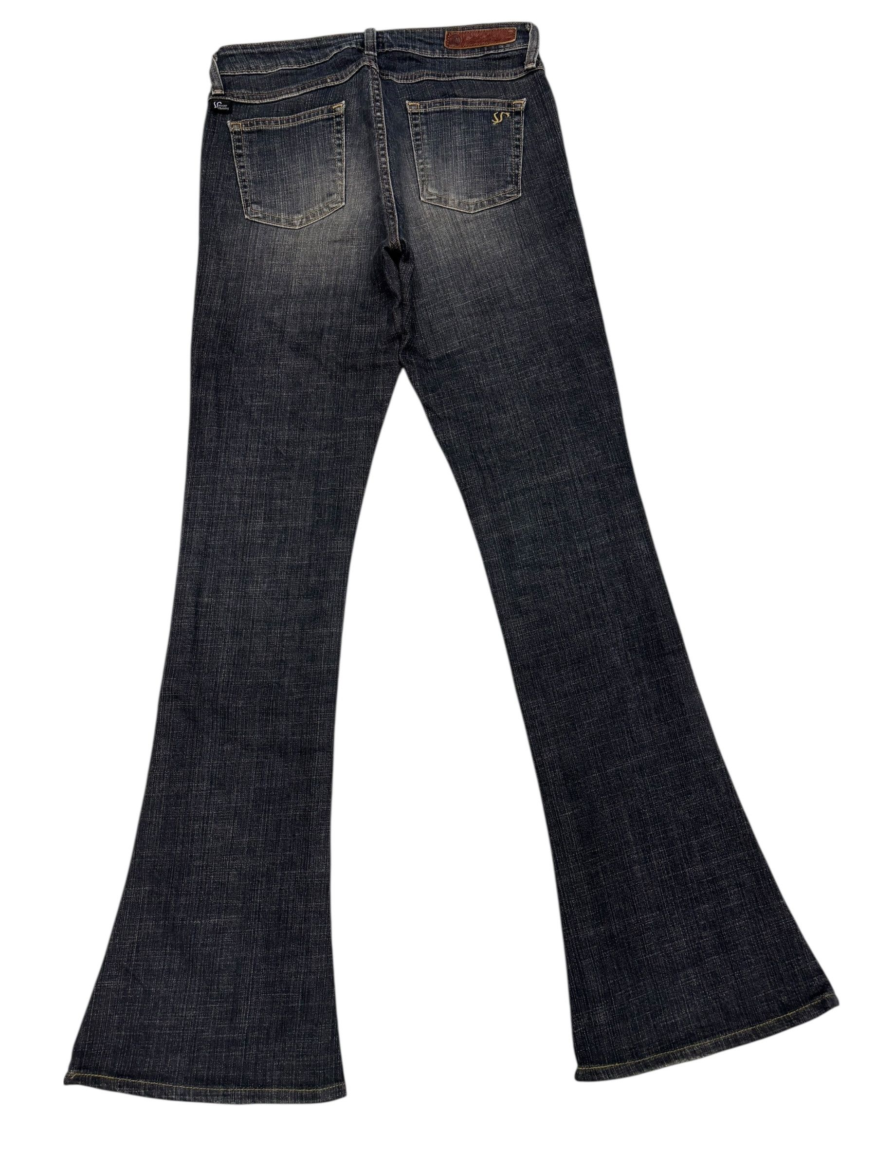 Edwin 💥 VIENUS JEANS EDWIN FLARED BOOTCUT DISTRESS DENIM JEANS Size 26" / US 2 / IT 38 - 4 Thumbnail