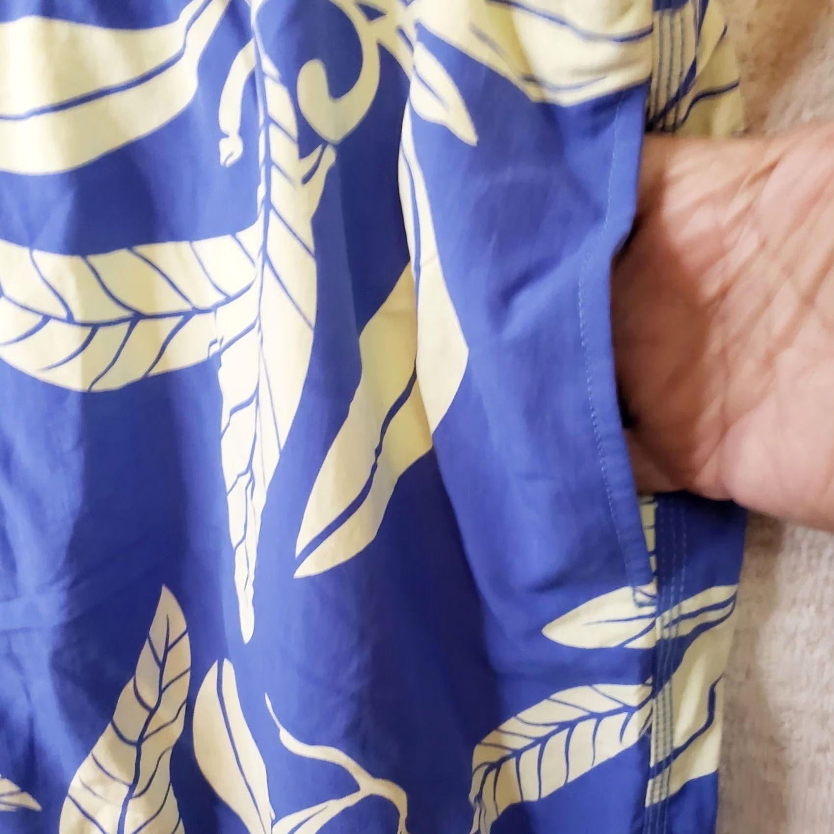 Tommy Bahama Tommy Bahama Mens Relax Blue Floral Tropical Swim Trunks Board Shorts XL Lined Blue Floral Pattern Beach Mens Size US 36 / EU 52 - 5 Thumbnail