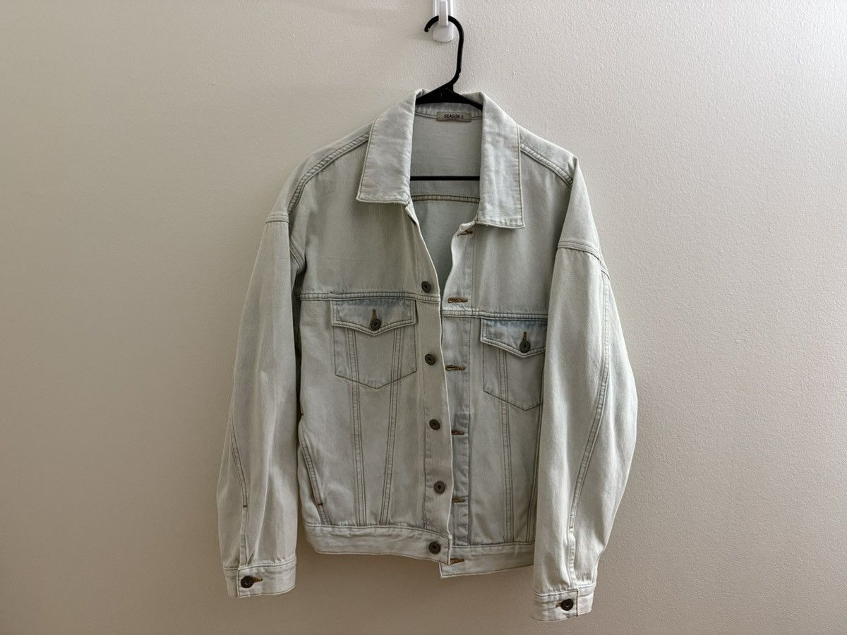 Yeezy Yeezy season 5 workwear denim jacket ink | Grailed
