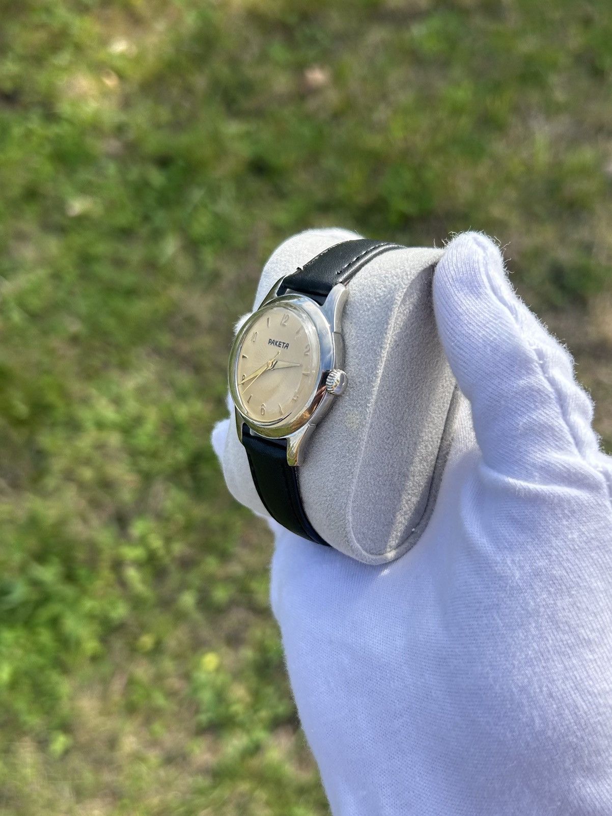 Vintage Vintage Watch Raketa USSR Soviet Mechanical 1950s Size ONE SIZE - 14 Thumbnail