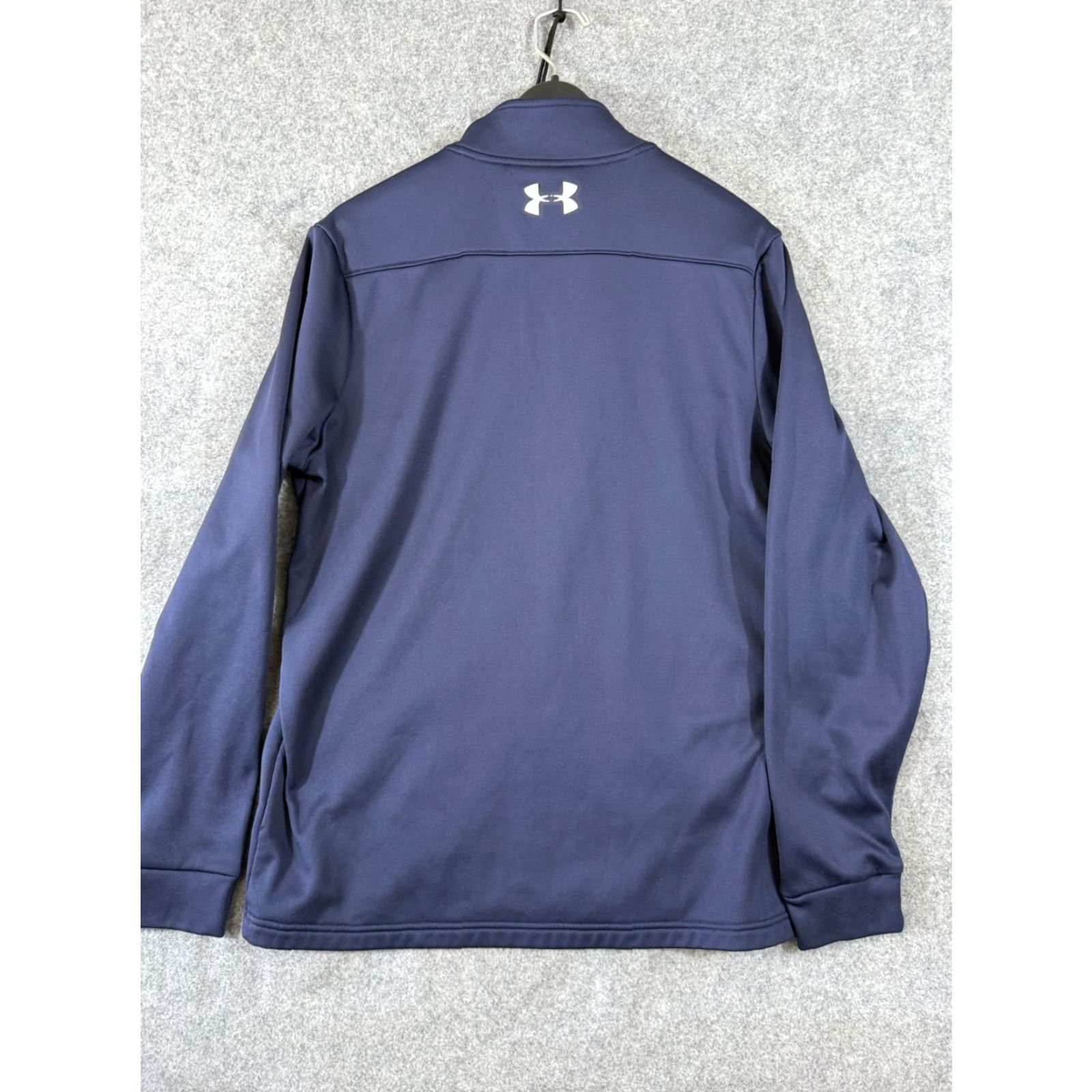 Under Armour Under Armour Jacket Mens M Blue 1/4 Zip Loose Pullover Outdoor Performance Logo Stand-Up Neck Jacket Size US M / EU 48-50 / 2 - 6 Thumbnail