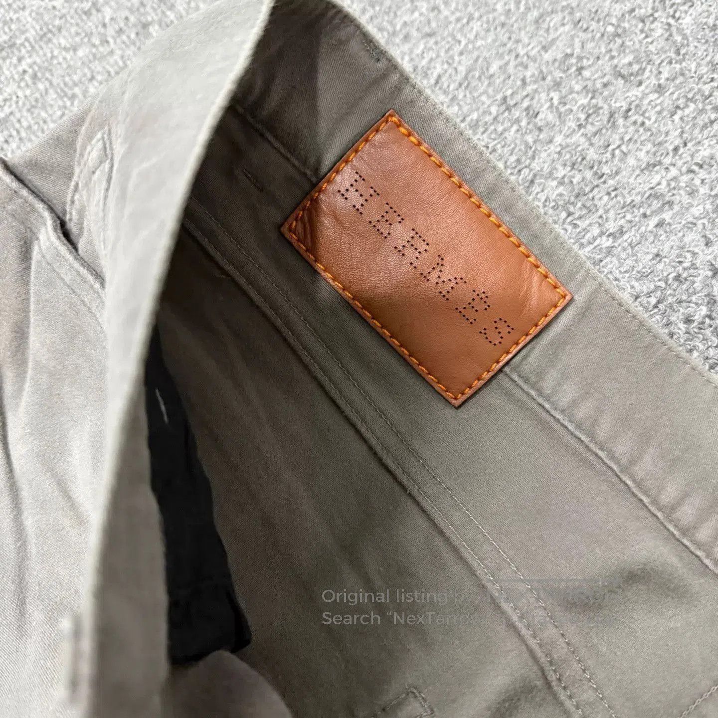 Hermes Gray Casual Pants Size 26. Size US 26 / EU 42 - 3 Thumbnail