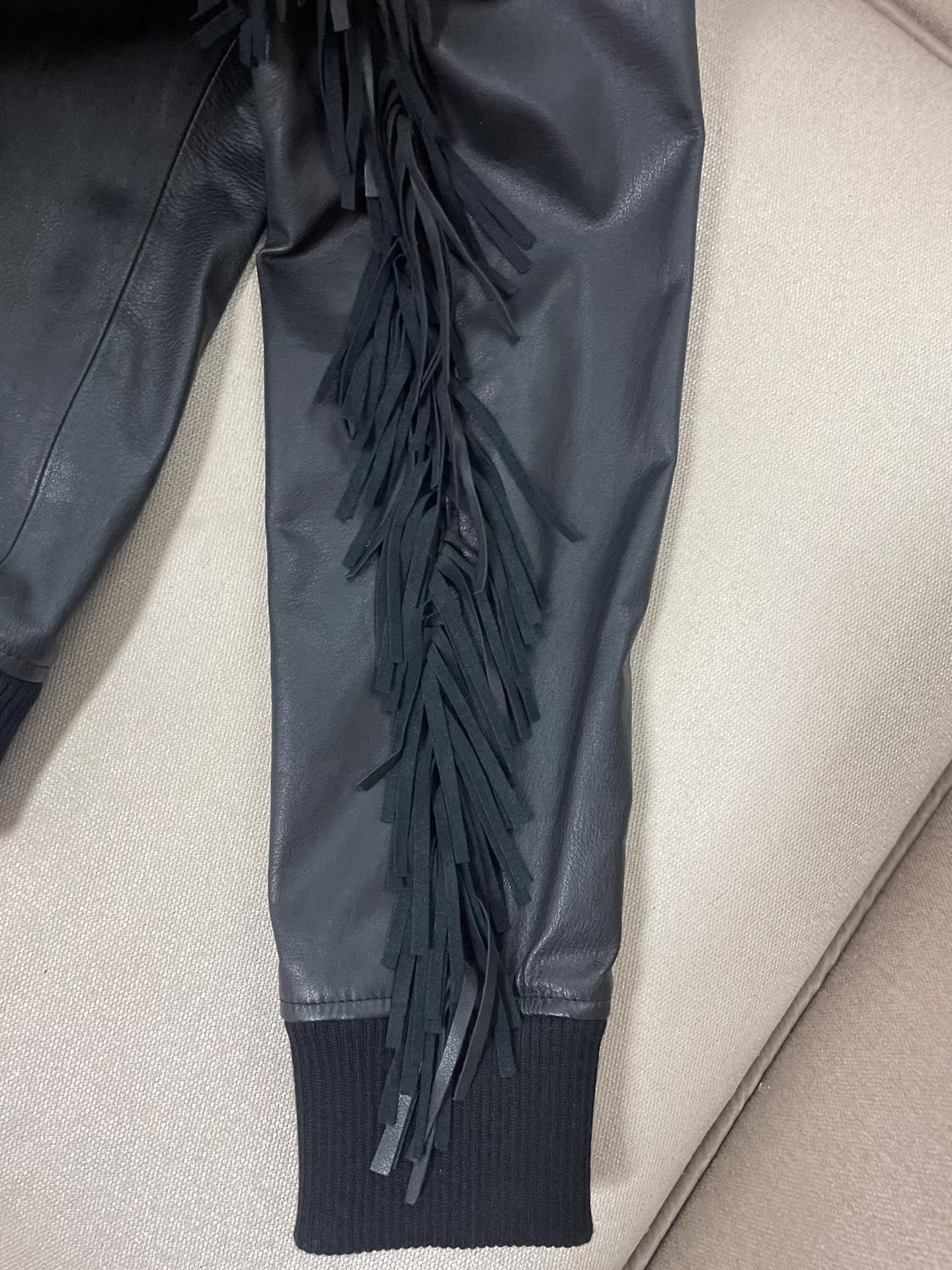 Vivienne Westwood Vivienne Westwood Man Fringed Leather Jacket Ｑ21 Size US M / EU 48-50 / 2 - 4 Thumbnail