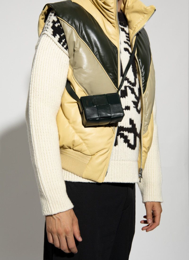 Bottega Veneta BOTTEGA VENETA Candy Cassette dark green leather mini bag Size ONE SIZE - 2 Thumbnail
