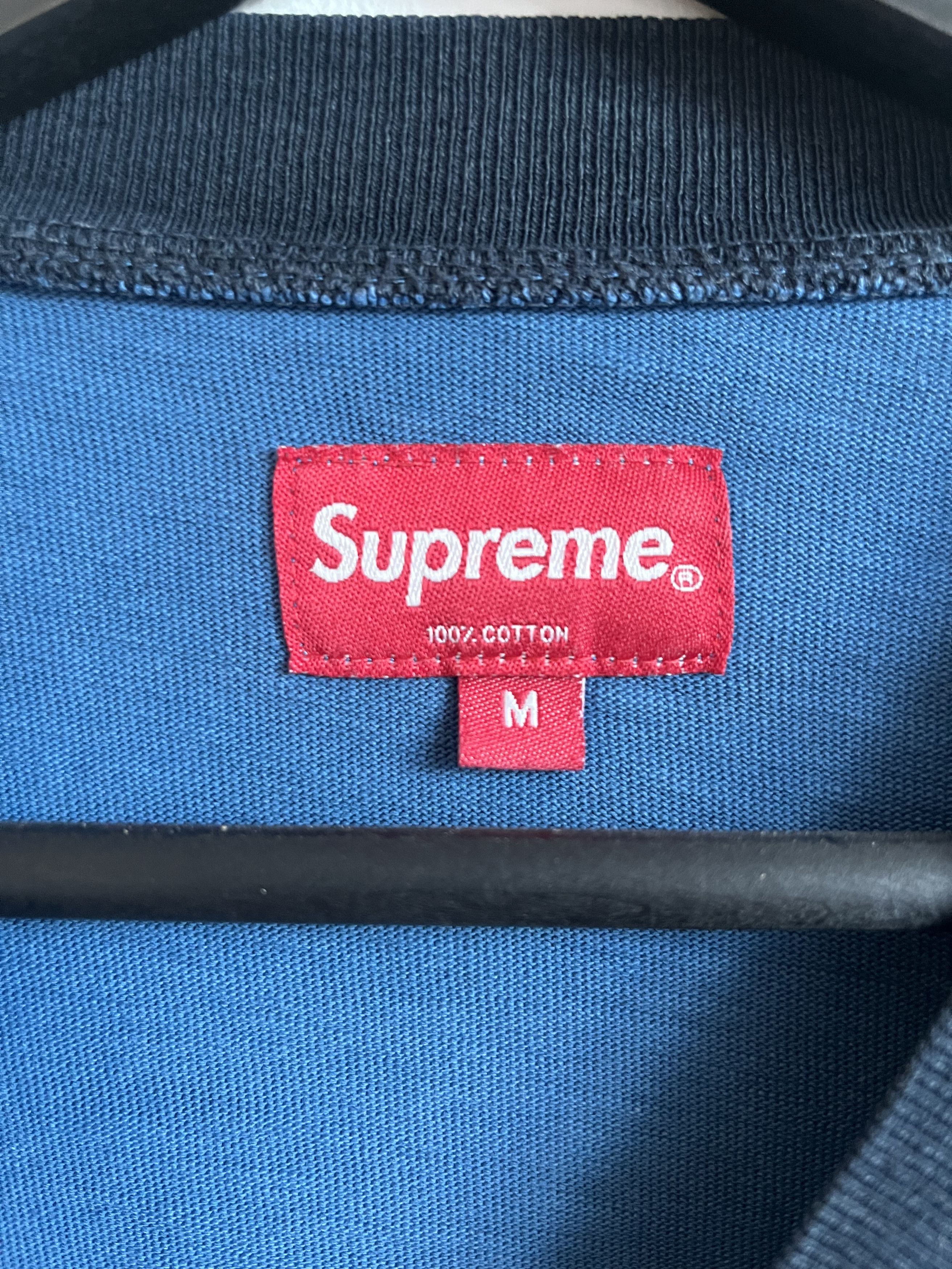 Supreme Yoke piping L/S Navy Size US M / EU 48-50 / 2 - 4 Thumbnail