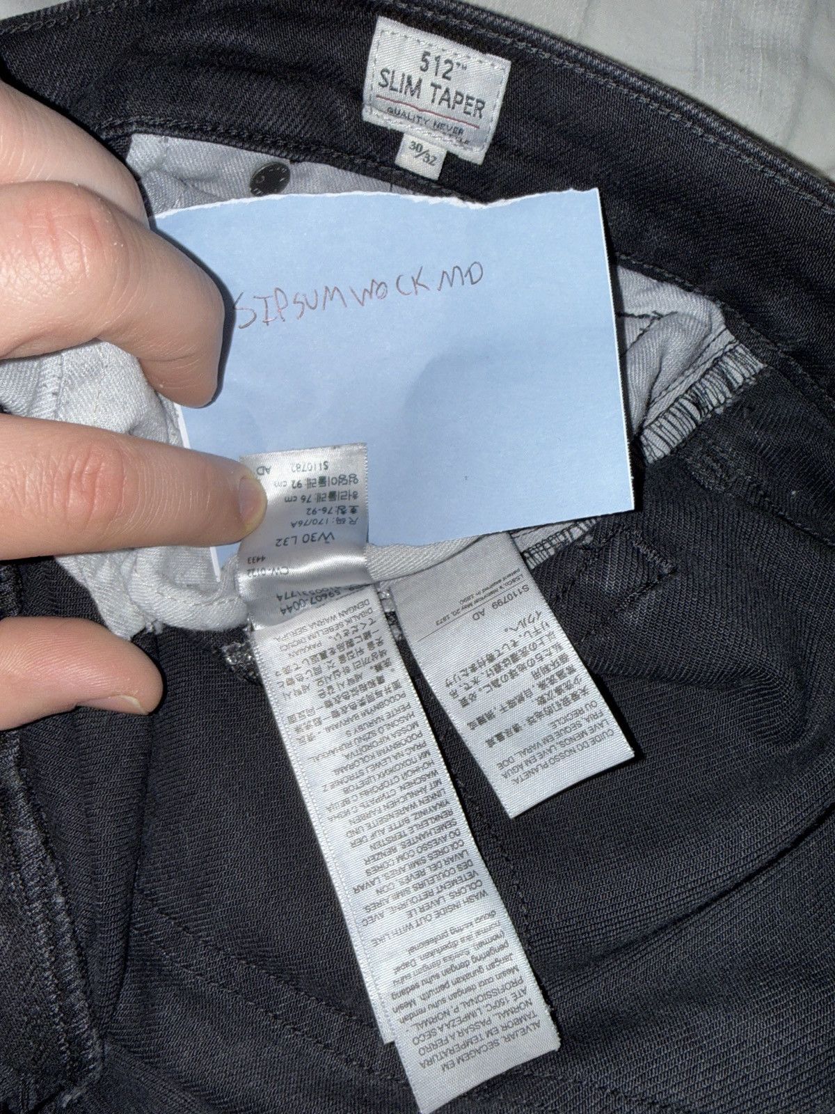 Levi's Made & Crafted LEVIS MADE AND CRAFTED 512 SLIM TAPER DENIM Size US 30 / EU 46 - 5 Thumbnail