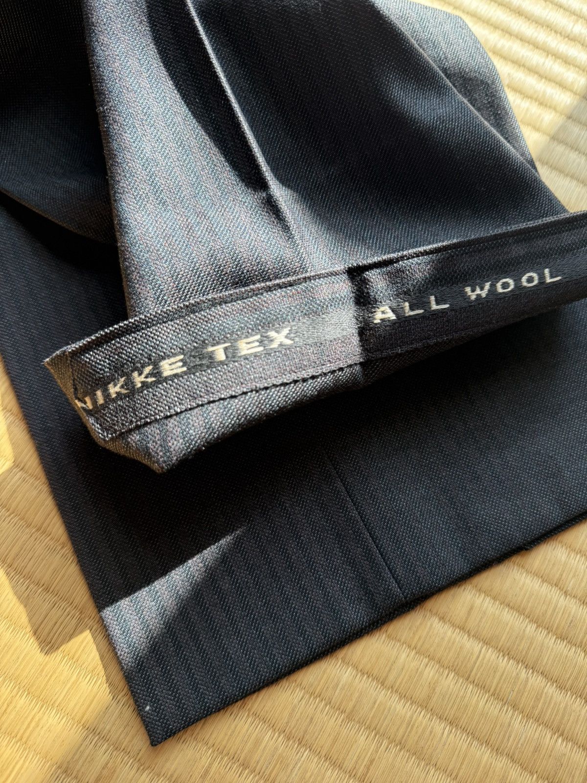 Other Autumn&Winter Vintage Wool Blue-Grey Shadow Stripe Suit Size 42R - 16 Thumbnail