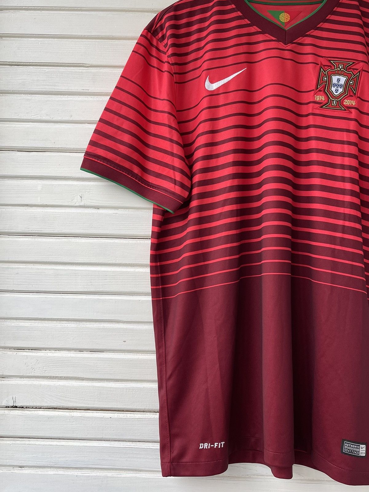 PORTUGAL 2014 2015 HOME FOOTBALL SHIRT SOCCER JERSEY NIKE