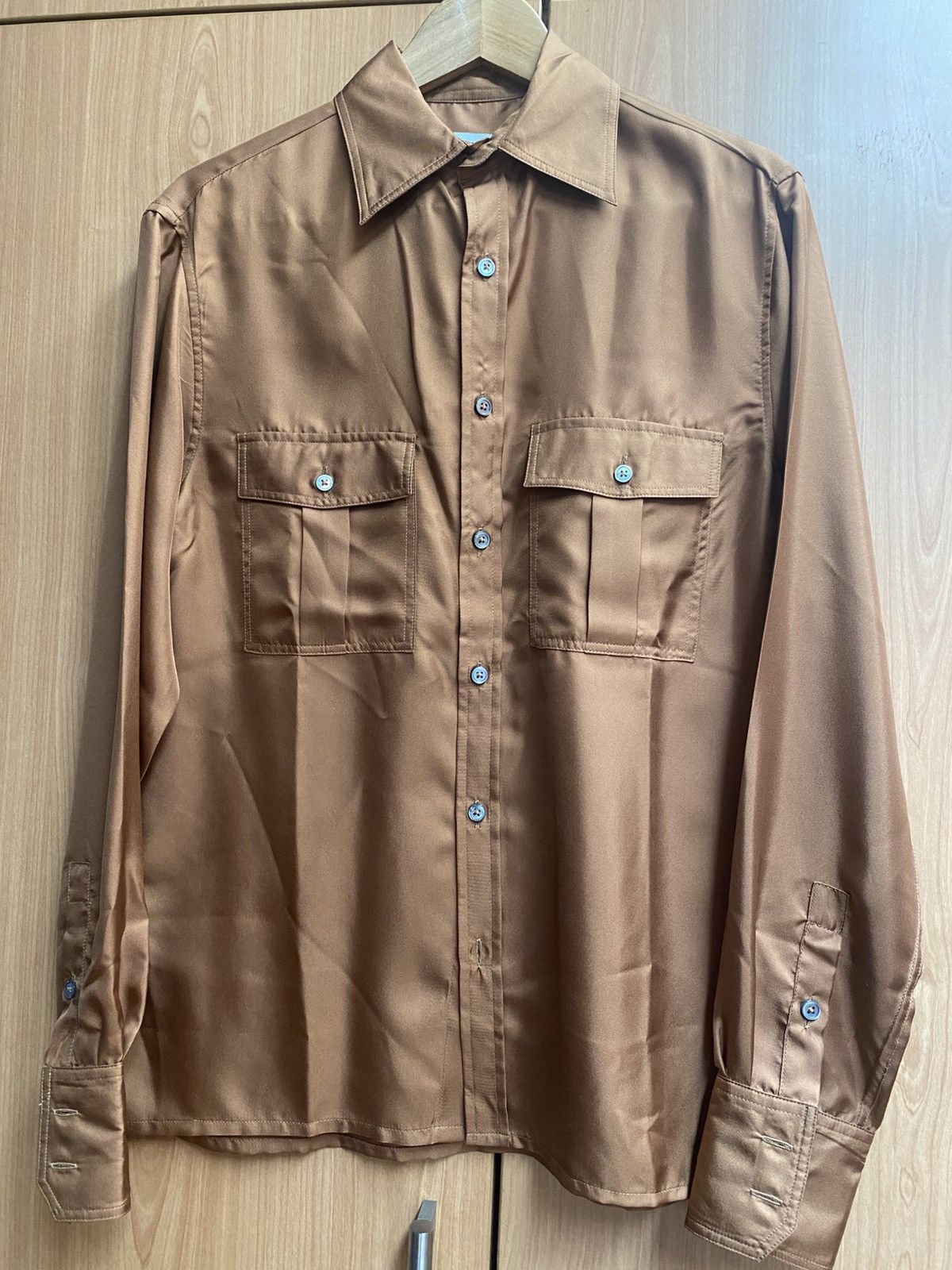 Other Seventythree Silk Shirt Long Sleeve Size S BNWT Size US S / EU 44-46 / 1 - 1 Thumbnail