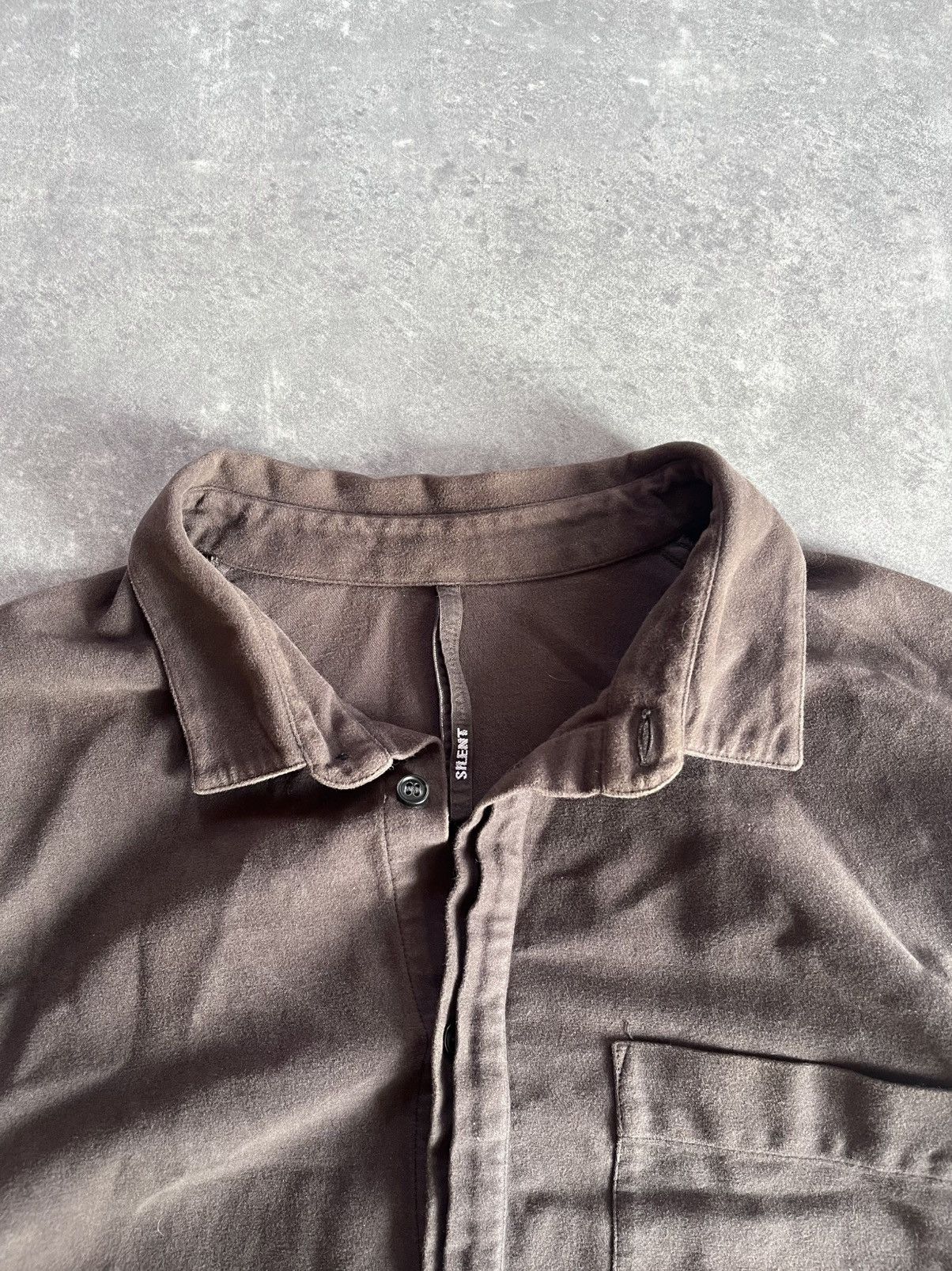 Silent By Damir Doma Silent by Damir Doma Brown Heavy Overshirt L XL Archive Size US L / EU 52-54 / 3 - 5 Thumbnail