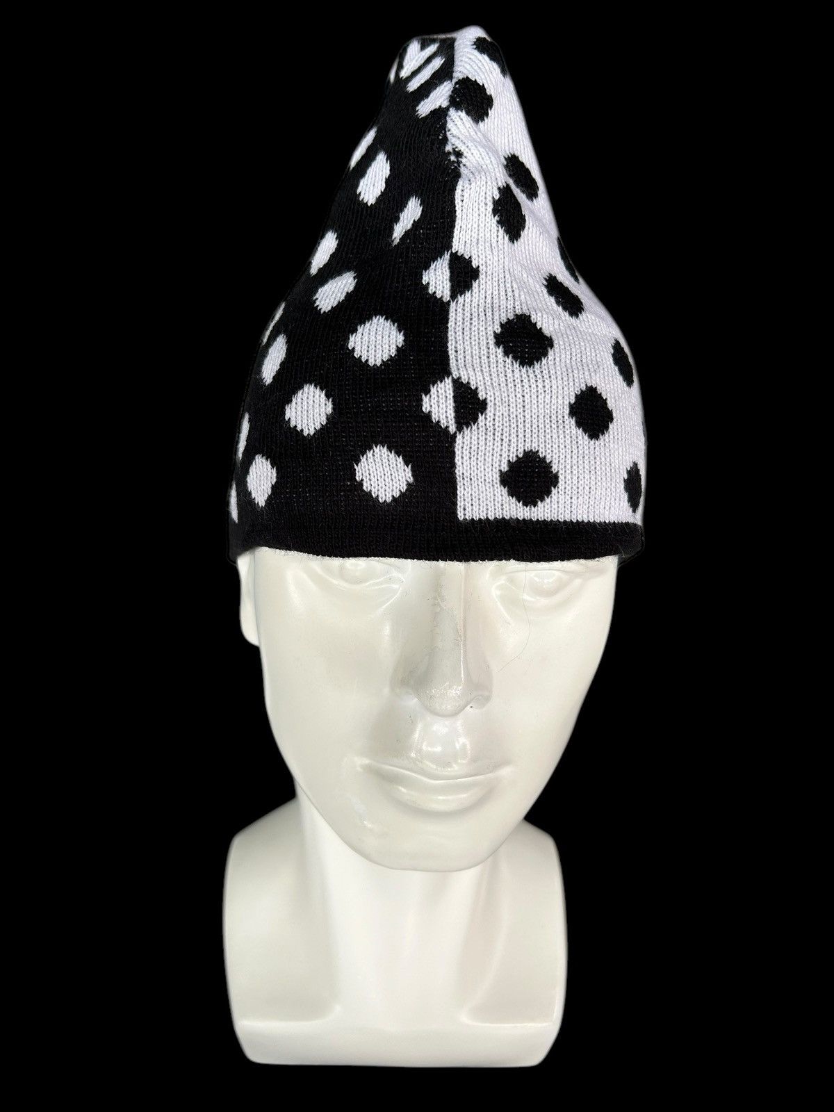 Japanese Brand × Kapital × Vintage Inspired by Walter Van Beirendonck Shark Fin Polkadot Beanie Size ONE SIZE - 6 Thumbnail