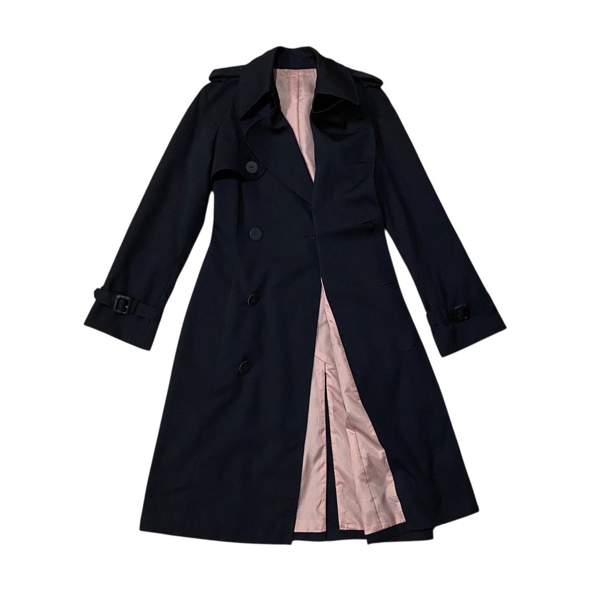 Jean Paul Gaultier Jean Paul Gaultier Femme Double Breasted Wool Trench Coat Size S / US 4 / IT 40 - 4 Thumbnail