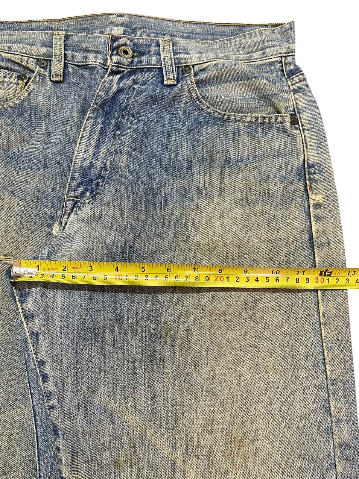 Polo Ralph Lauren Vintage RL Polo Ralph Lauren Mud Wash Distress Baggy Jeans Size US 32 / EU 48 - 17 Thumbnail