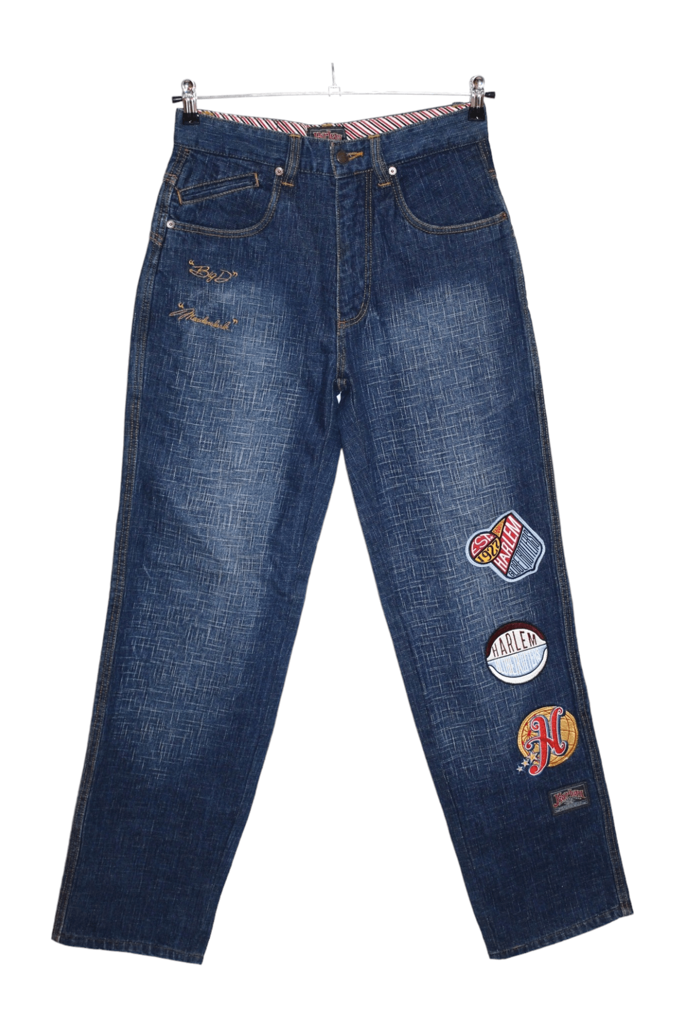Fubu RARE🔥Platinum Fubu Harlem Globetrotters Baggy Rap Jeans Size US 30 / EU 46 - 1 Thumbnail