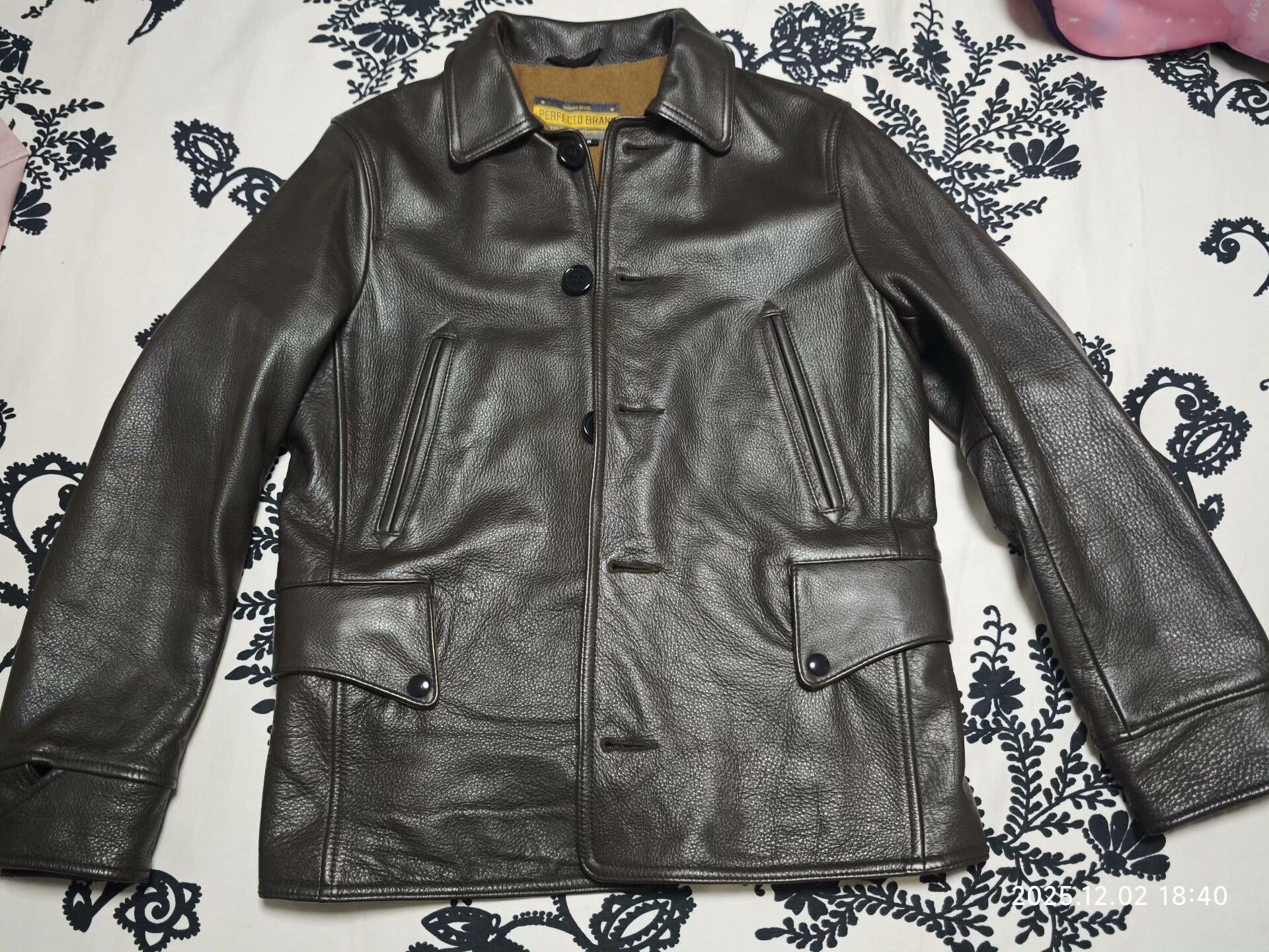 Schott Schott NYC Perfecto Dispatcher Leather Jacket Size US S / EU 44-46 / 1 - 1 Thumbnail