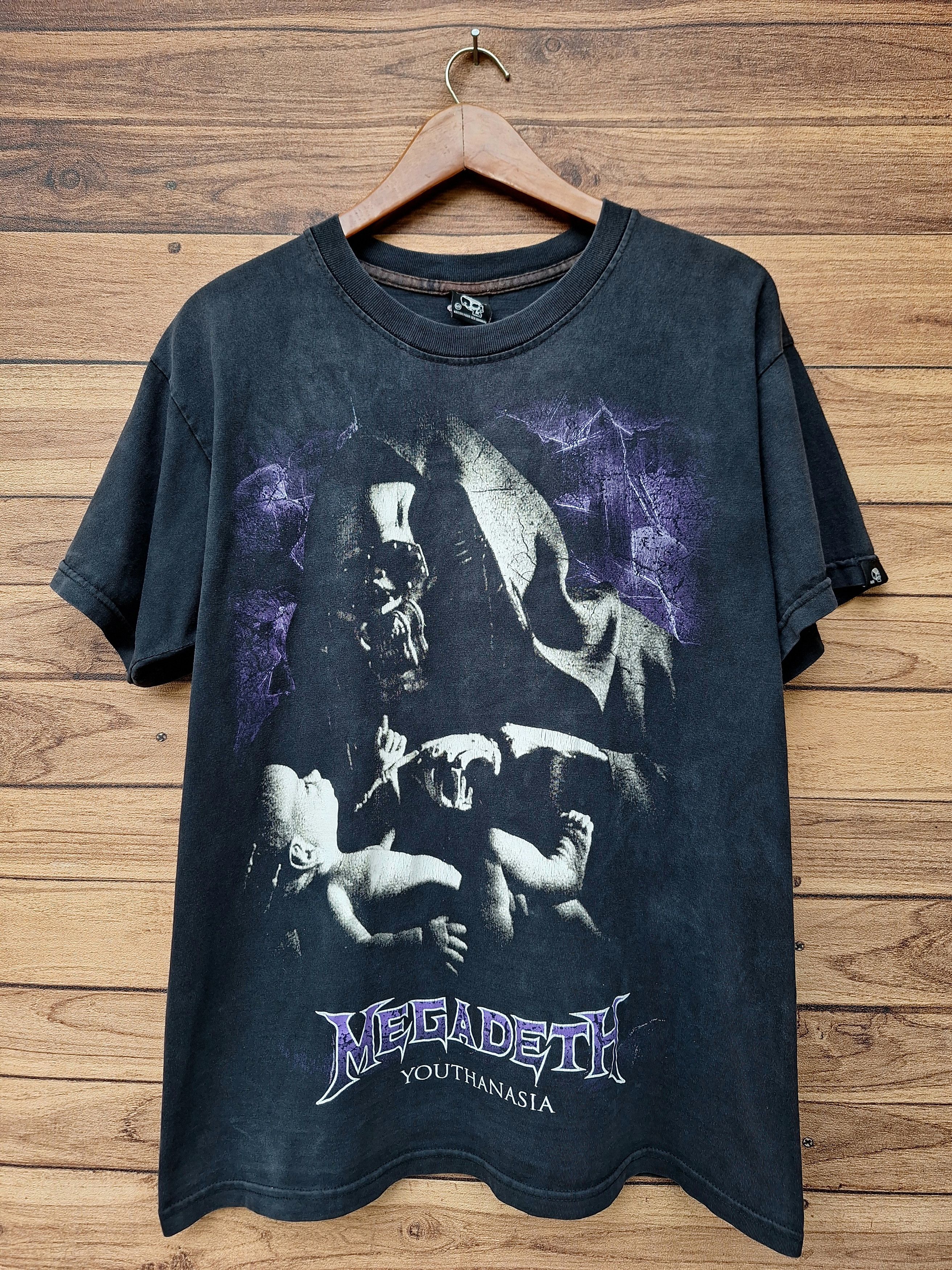 Band Tees × Megadeth × Vintage 🔥RARE🔥 Vintage megadeth 90s youthanasia ...