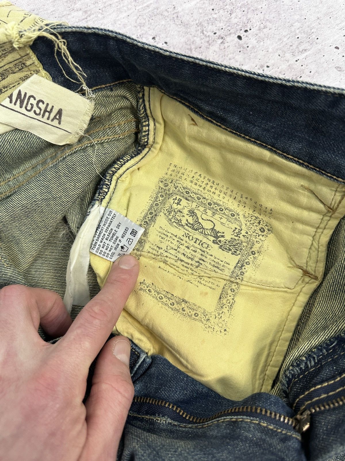 Other TOUGH Jeansmith Denim Pants Y2K Grunge Cyberpunk Techwear Size US 36 / EU 52 - 14 Thumbnail