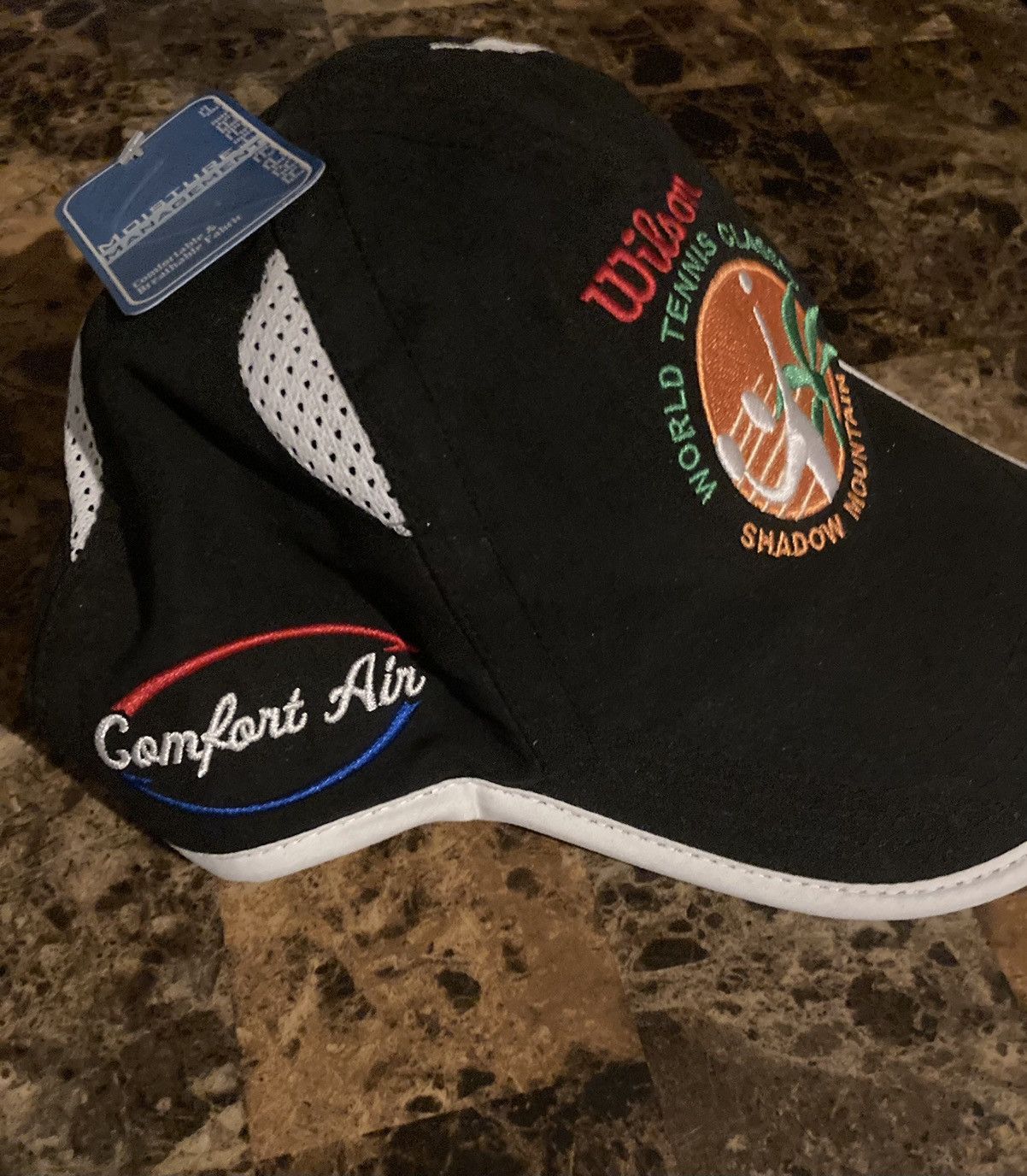 Wilson Wilson World Tennis Classic Shadow Mountain Velcro hat nwt Size ONE SIZE - 2 Thumbnail