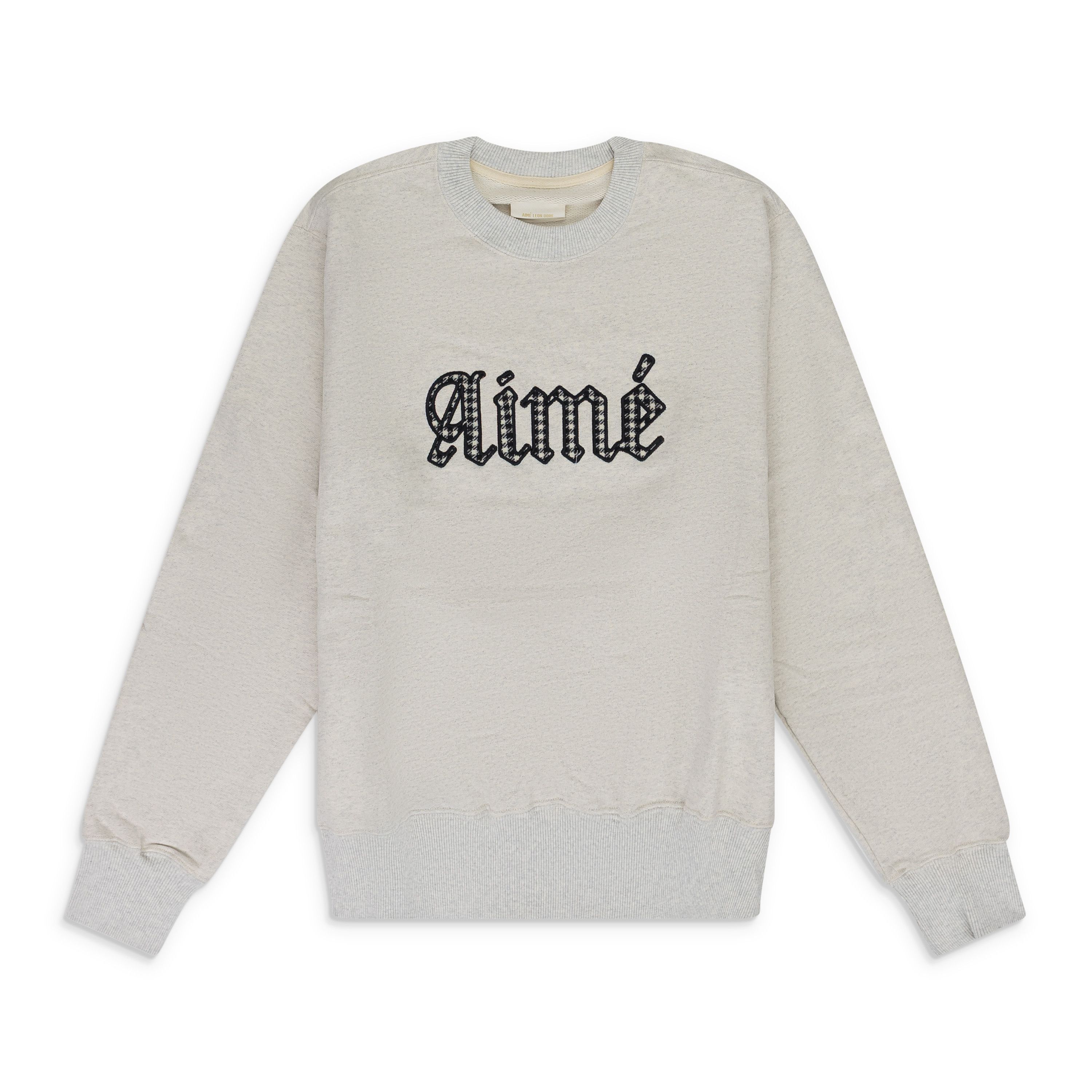 Aime Leon Dore Houndstooth Applique Crewneck Sweatshirt SIZE M Size US M / EU 48-50 / 2 - 1 Thumbnail