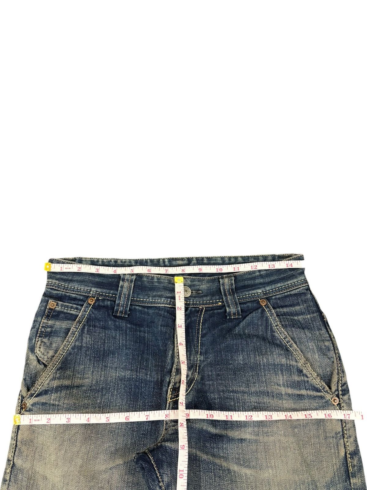 Johnbull Vintage Japanese Johnbull Mud Wash Distressed Jeans Size US 30 / EU 46 - 11 Thumbnail