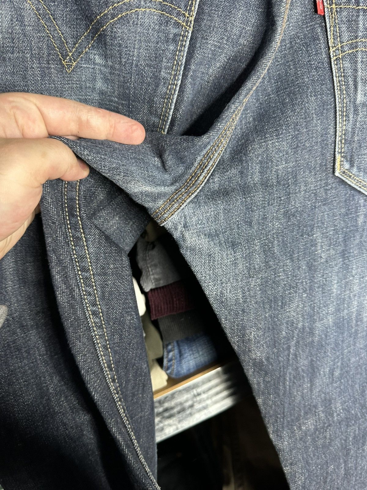 Levi's Levi’s 514 Selvedge Denim Jeans Blue 36x30 Men’s Pants Size US 36 / EU 52 - 11 Thumbnail