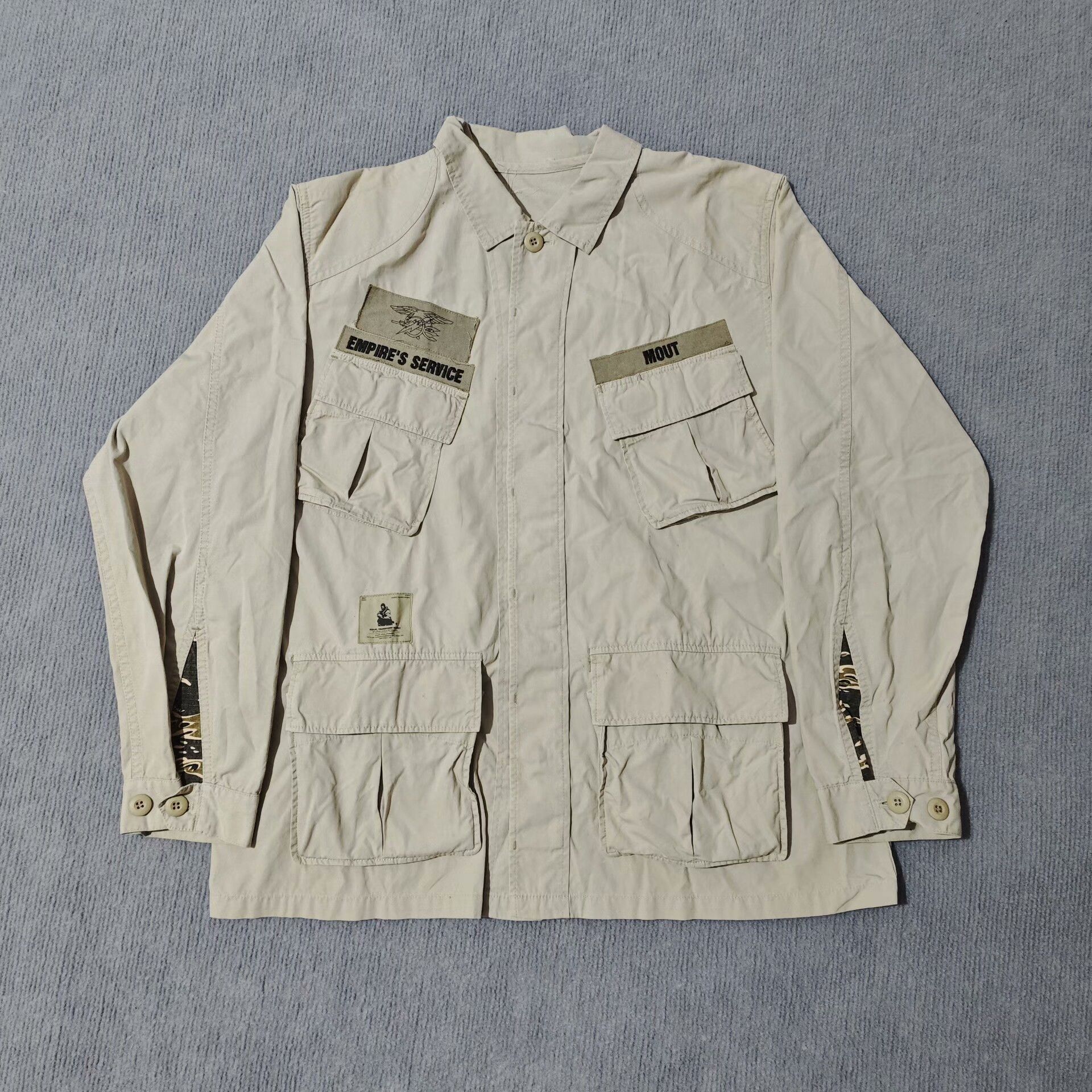 Wtaps Wtaps 00ss First Gen White Bone Jacket Size US XL / EU 56 / 4 - 1 Thumbnail