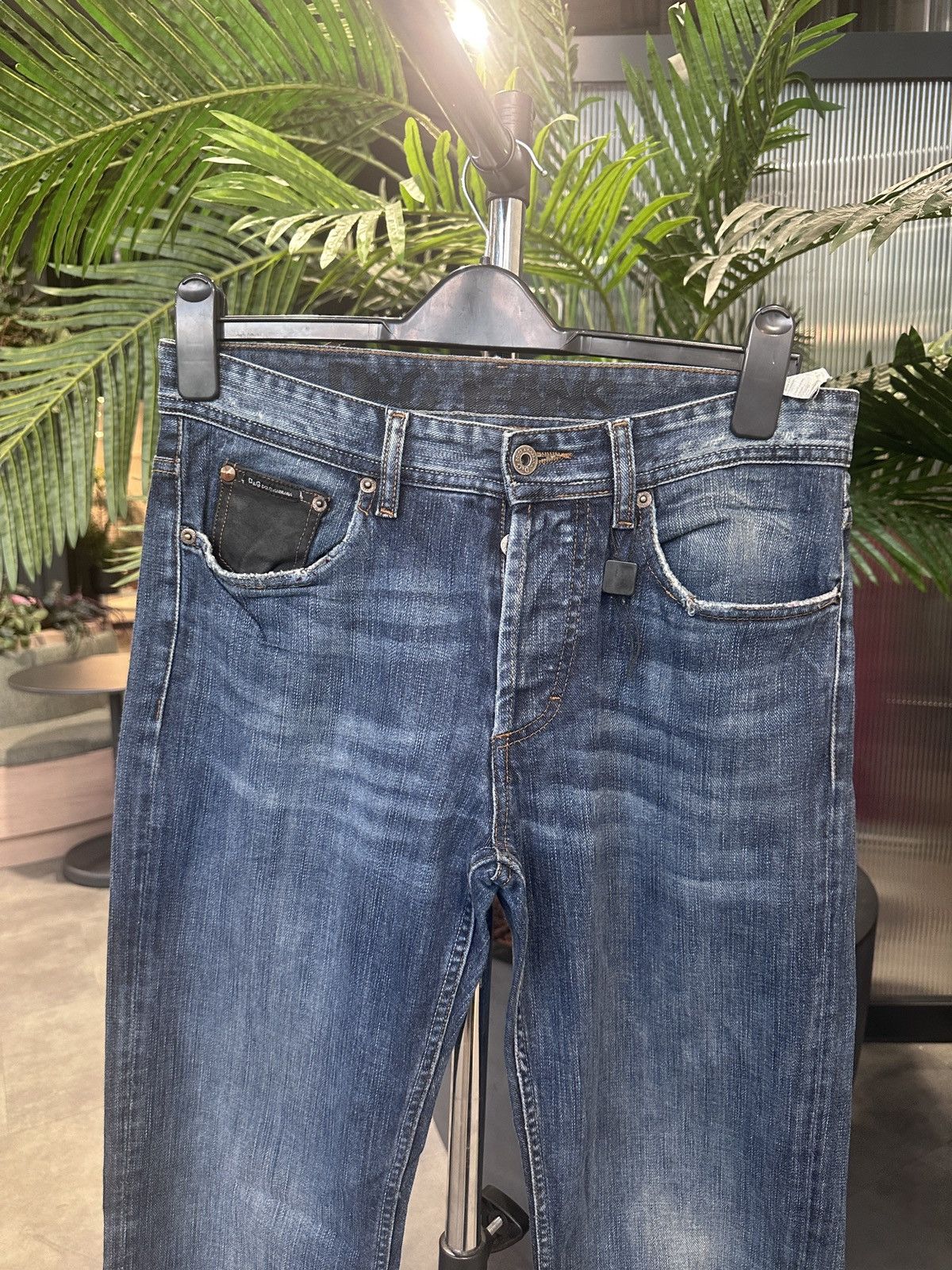 Dolce & Gabbana Dolce & Gabbana Love affair denim with leather detailing Size US 31 - 4 Thumbnail
