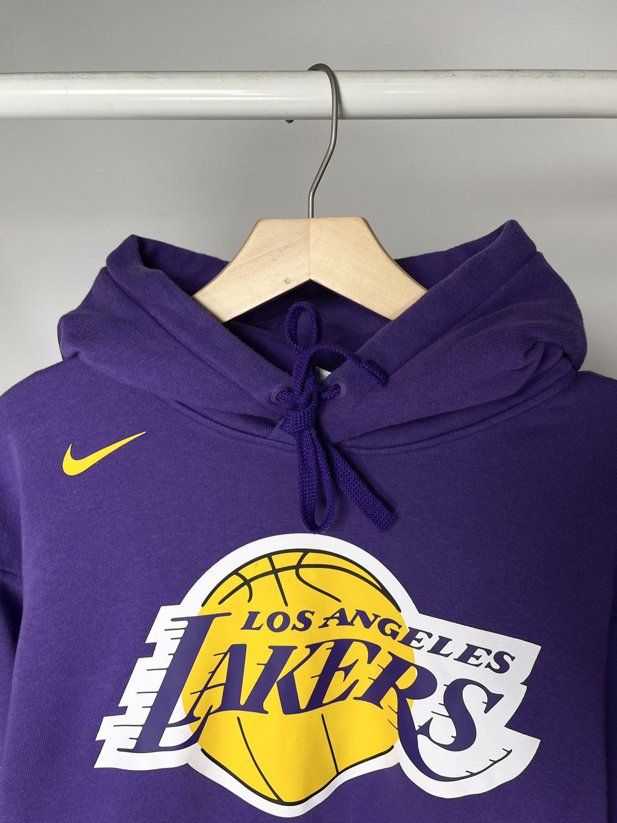 Nike Nike x Nba Los Angeles Lakers Cenre Logo Purple Hoodie Size US M / EU 48-50 / 2 - 4 Thumbnail