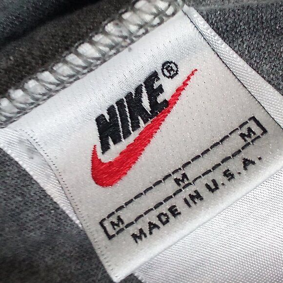 Nike × Vintage Vintage 90s Nike Sweat Shorts Heather Gray Size US 30 / EU 46 - 2 Thumbnail